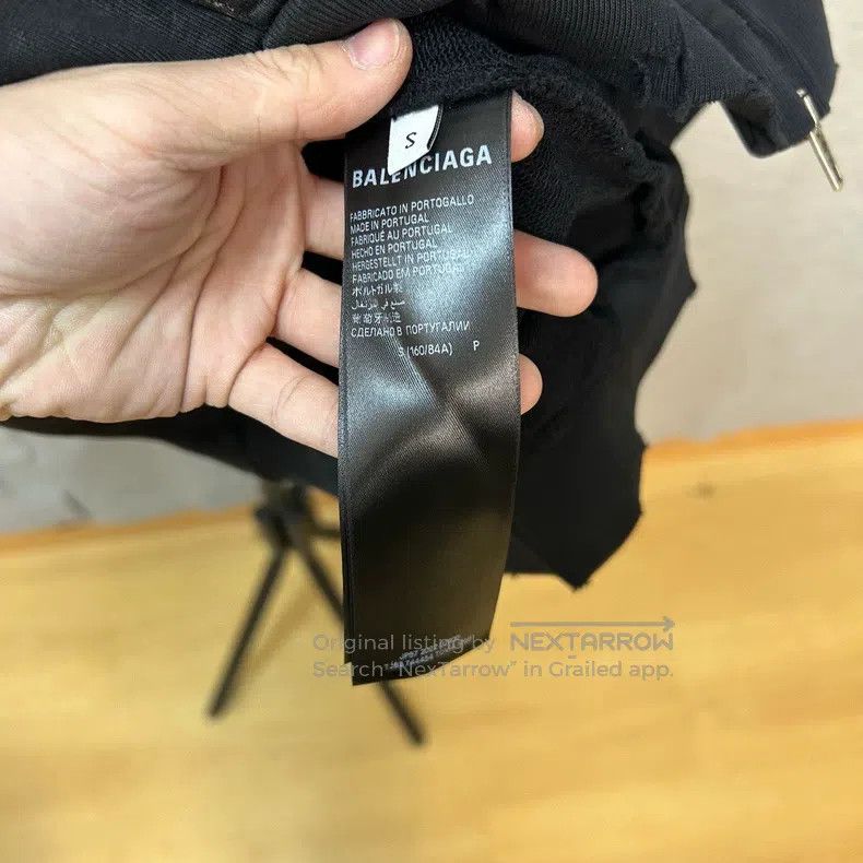 Balenciaga Balenciaga Mud-Dyed Zip-Up Hooded Sweatshirt Size US S / EU 44-46 / 1 - 4 Thumbnail