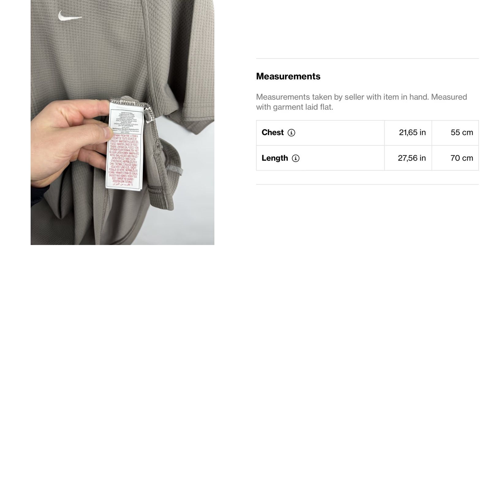 Nike VINTAGE Nike Tennis Challenge Court Polo T-Shirt Y2K L Mens Gray 90s Size US L / EU 52-54 / 3 - 8 Thumbnail