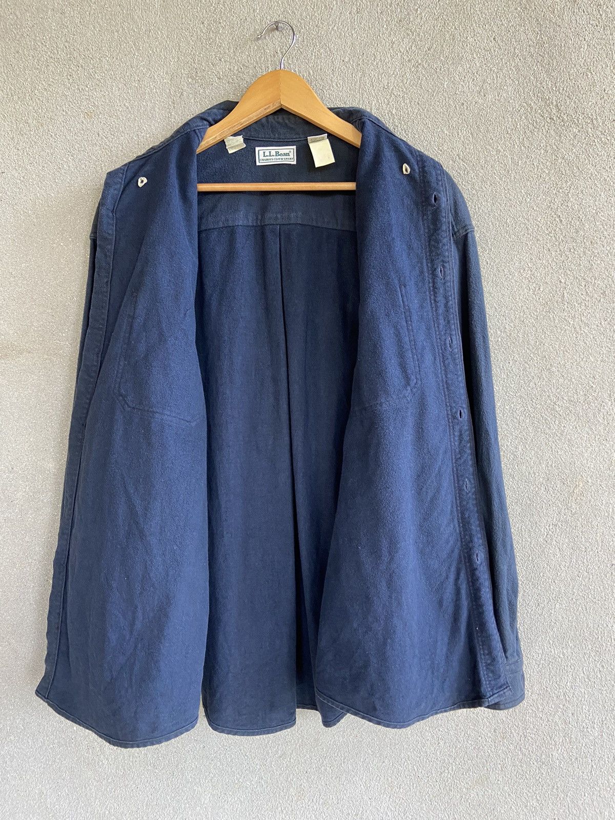 L.L. Bean Vintage L L BEAN Chamois shirt Size US L / EU 52-54 / 3 - 3 Thumbnail