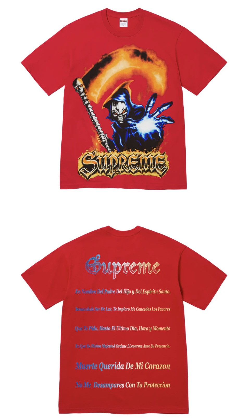 Supreme GRIM REAPER TEE Size US XXL / EU 58 / 5 - 1 Thumbnail