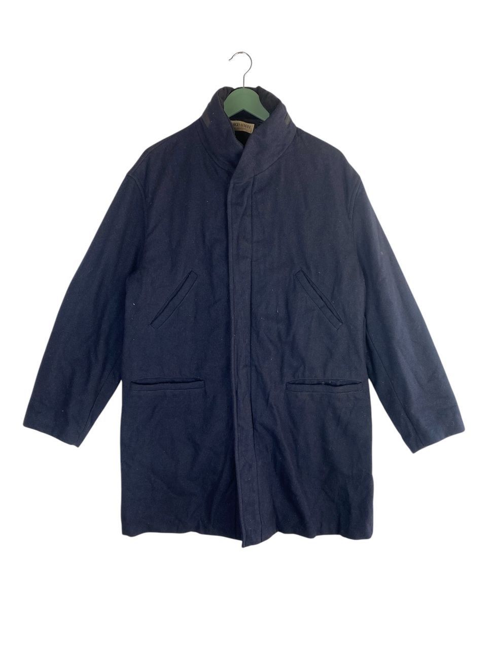 Vtg 90s rare Giorgio Armani Le Collezioni long coat jacket