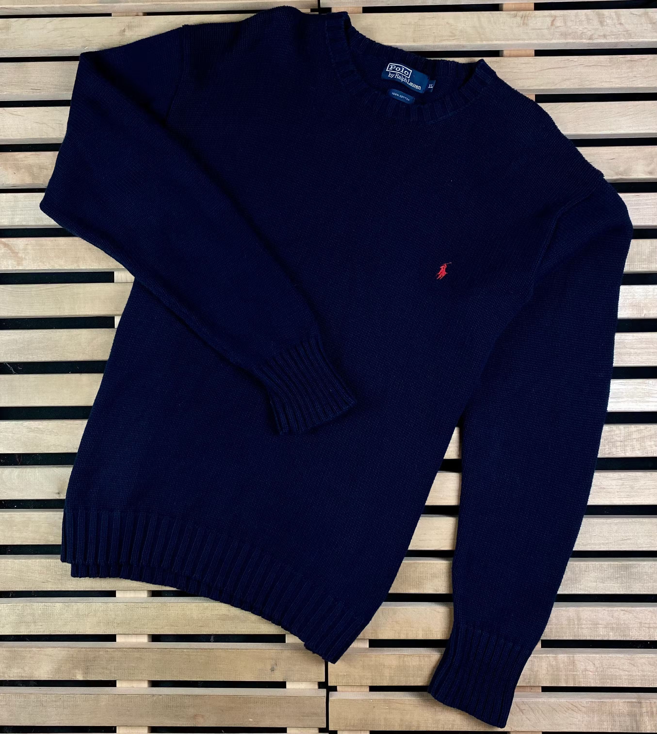 Polo Ralph Lauren × Ralph Lauren × Vintage Mens Sweater Polo Ralph Lauren Vintage Size XL Size US XL / EU 56 / 4 - 1 Thumbnail