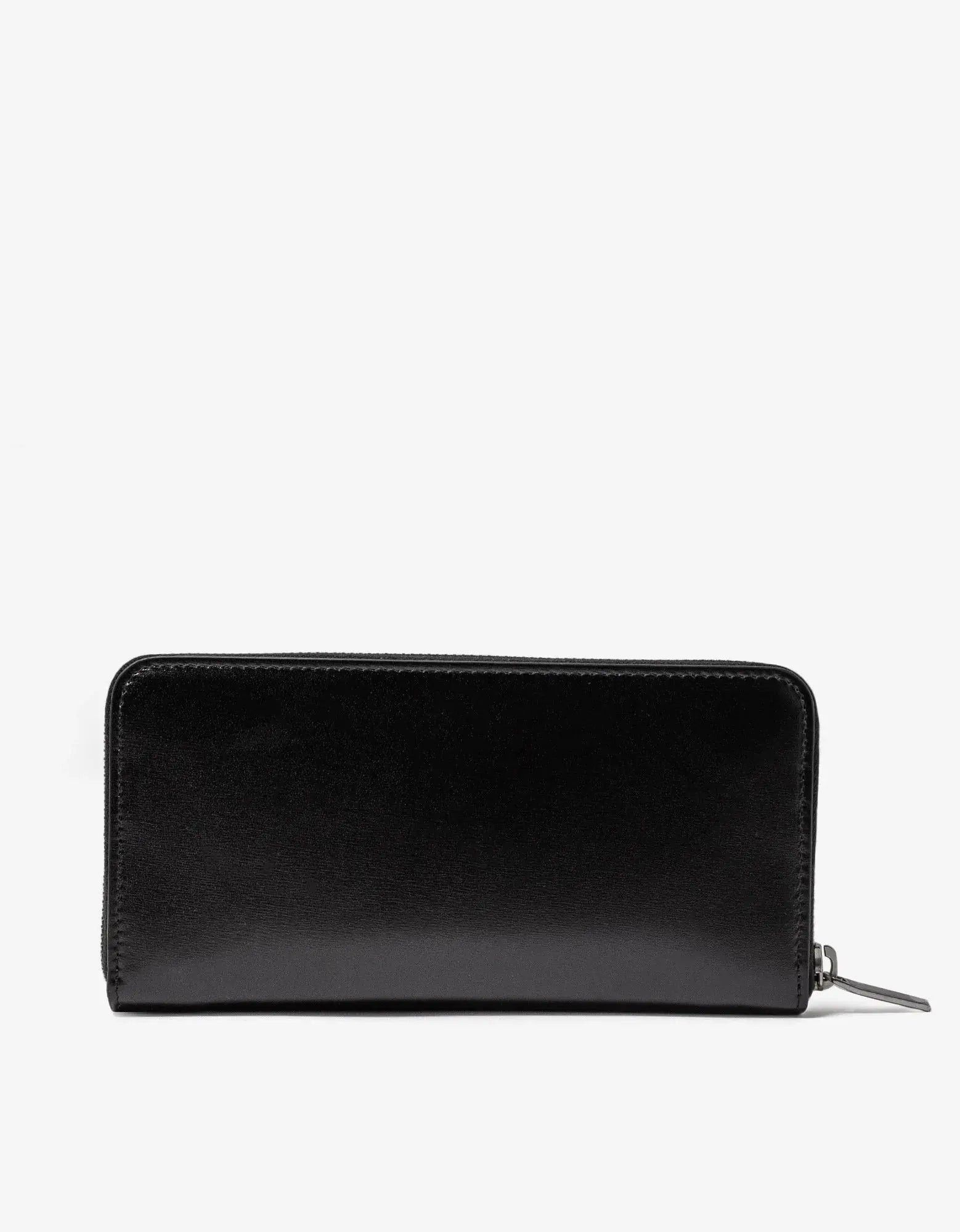 Saint Laurent Paris Saint Laurent Black Cassandre Zip Long Wallet Size ONE SIZE - 3 Thumbnail