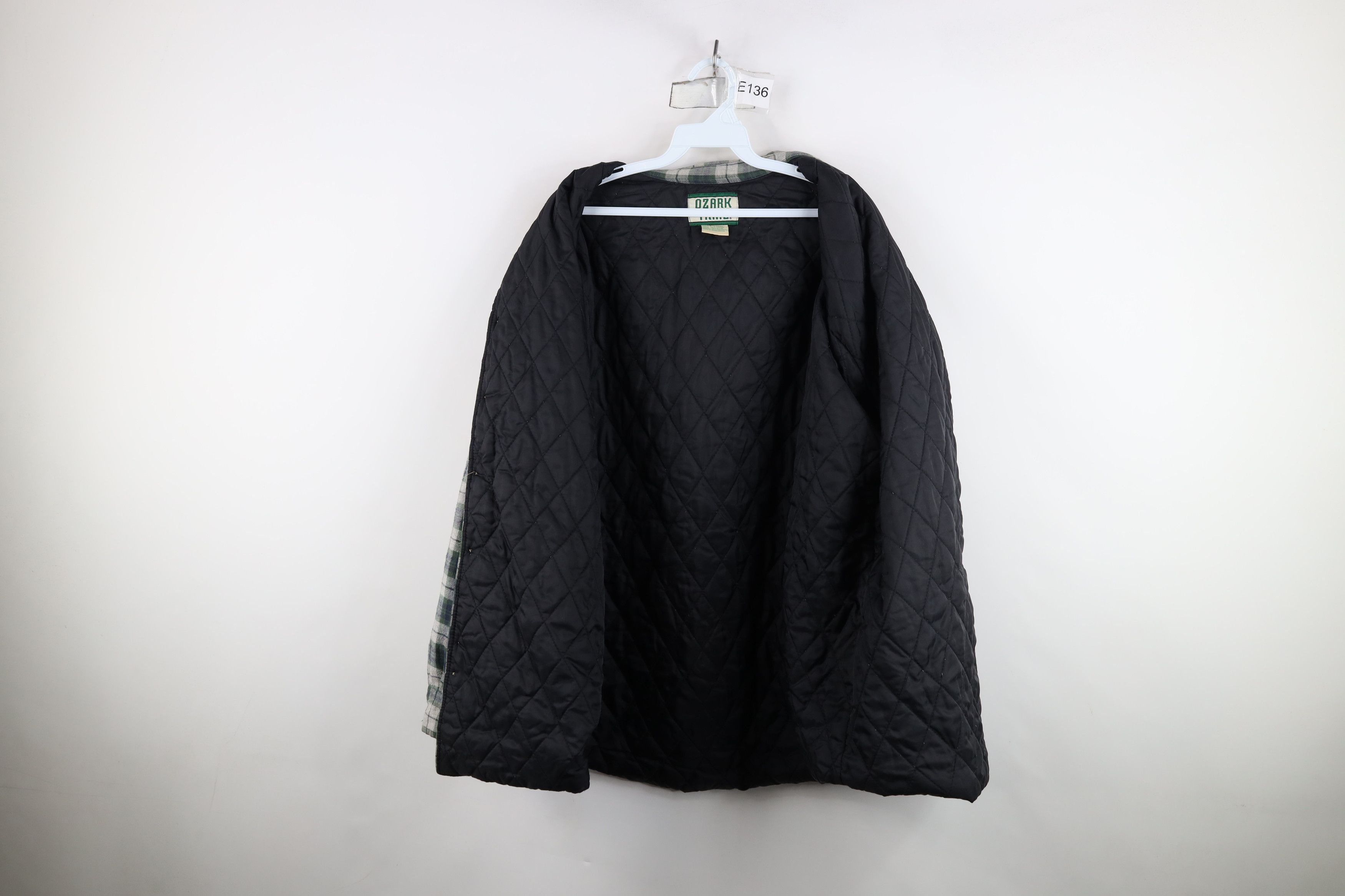 Vintage Vintage 90s Streetwear Flannel Button Shirt Jacket Jac Shirt Size US L / EU 52-54 / 3 - 12 Thumbnail