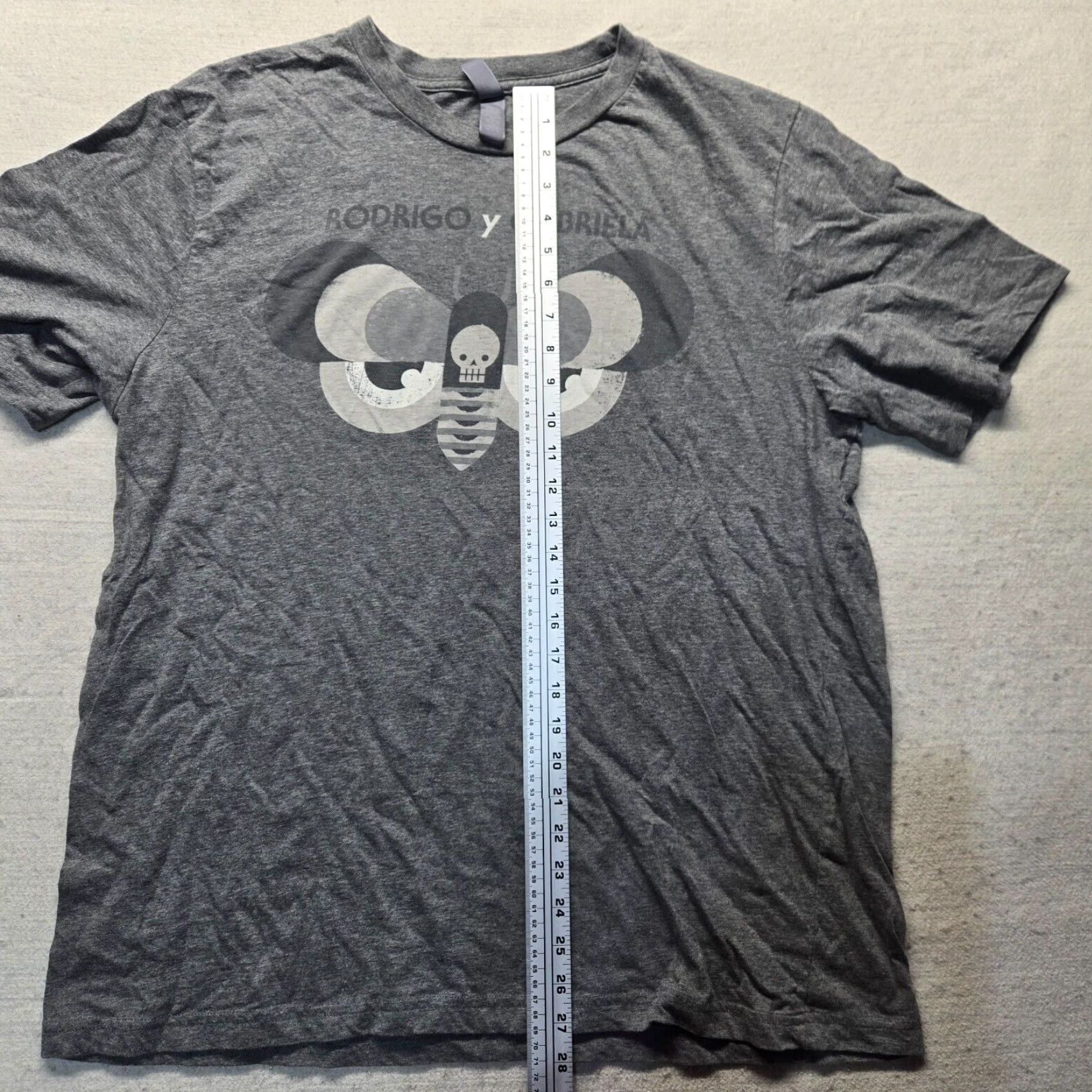 Vintage Men's 2XL Canvas T-Shirt Gray Rodrigo Y Gabriela 2013 US Summer Tour Shirt Adults XXL Size US XXL / EU 58 / 5 - 6 Thumbnail