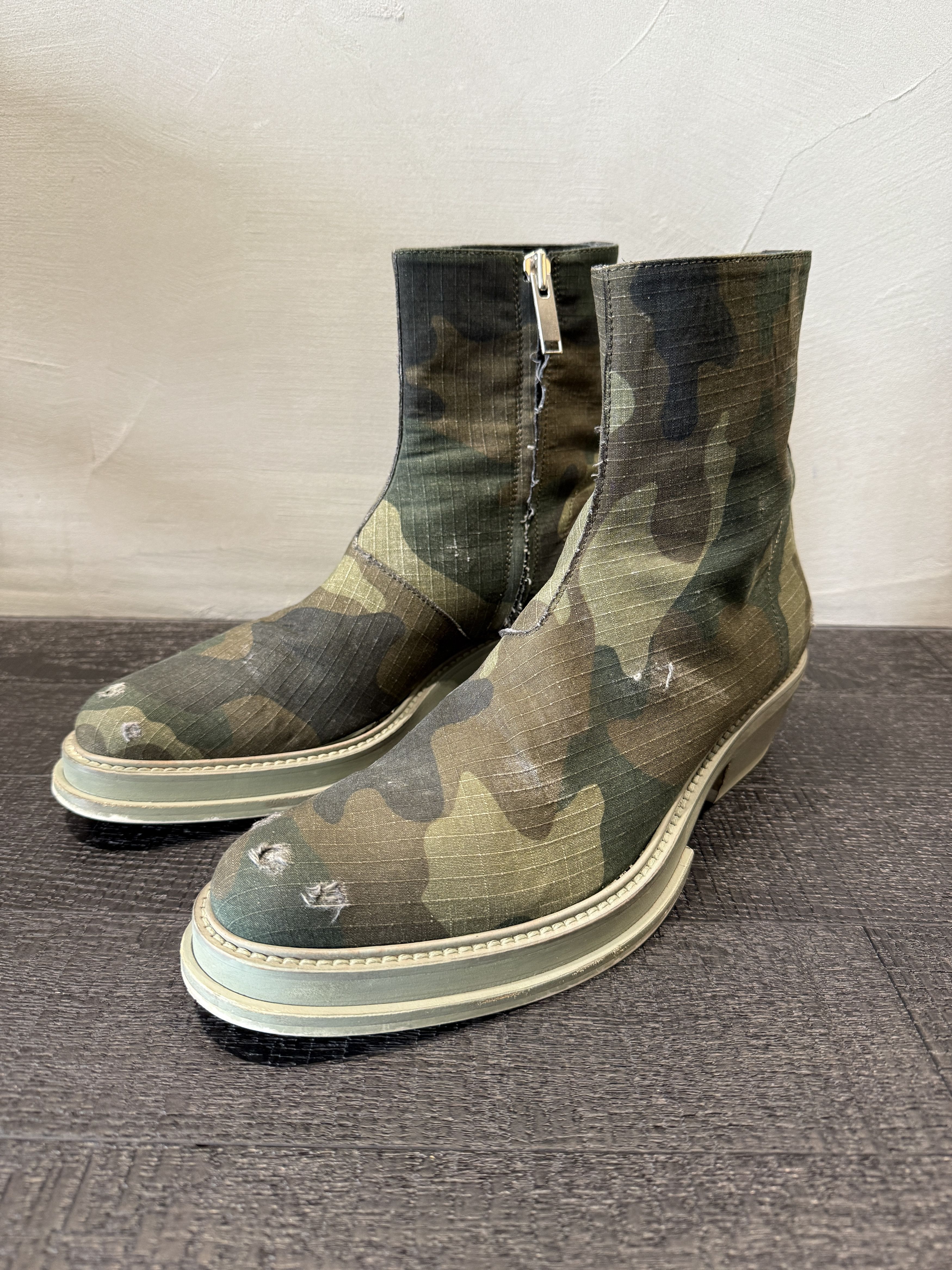 424 424 Rip Stop Leather West Coast Boot in Camo Size US 9 / EU 42 - 4 Thumbnail