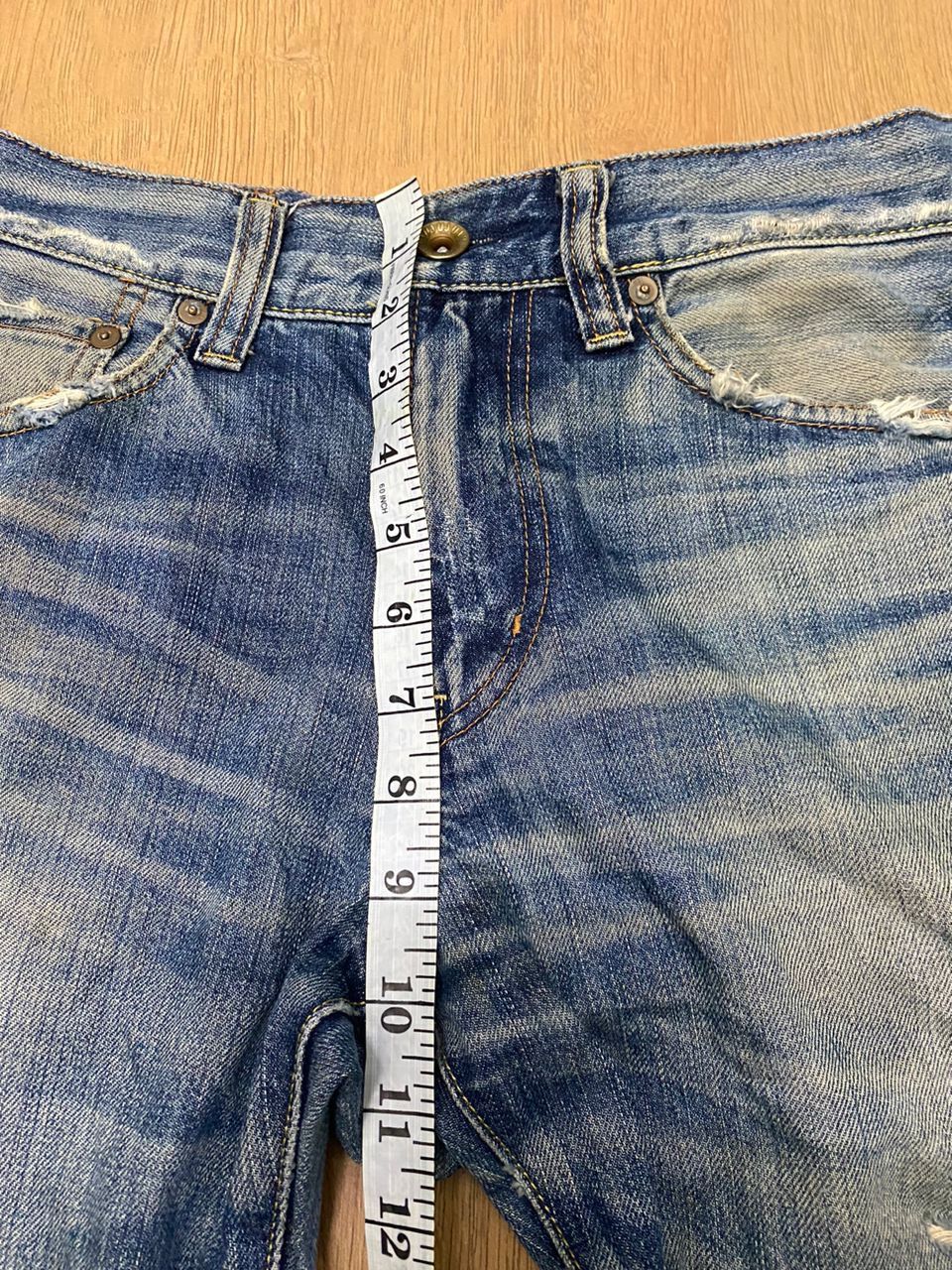 Japanese Brand W30 vintage Uniqlo jeans SS02 Distressed Denim Jeans Size US 30 / EU 46 - 8 Thumbnail