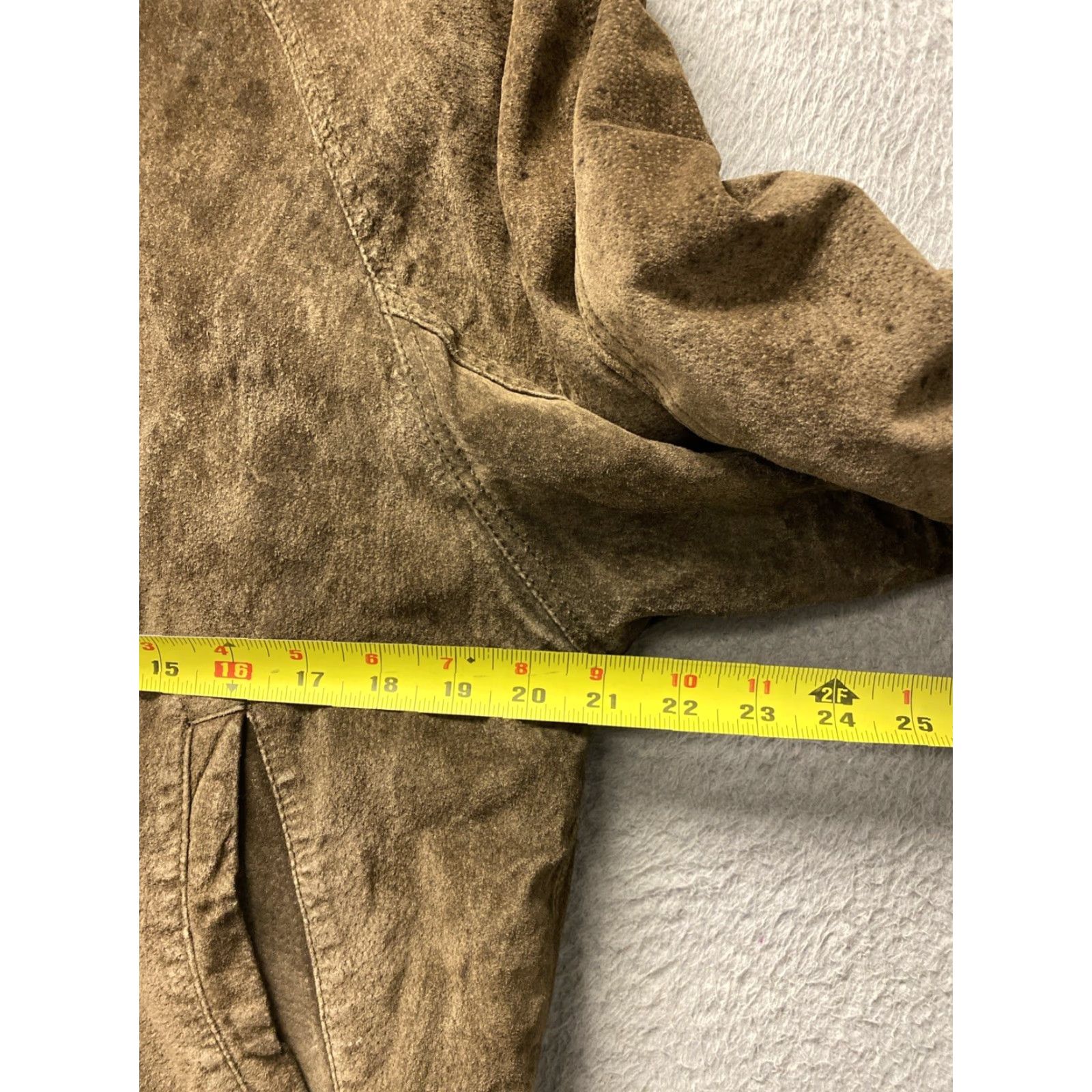 Vintage Field & Stream Men's Bomber Jacket M Suede Leather Brown Lined /0062 Size US M / EU 48-50 / 2 - 7 Thumbnail