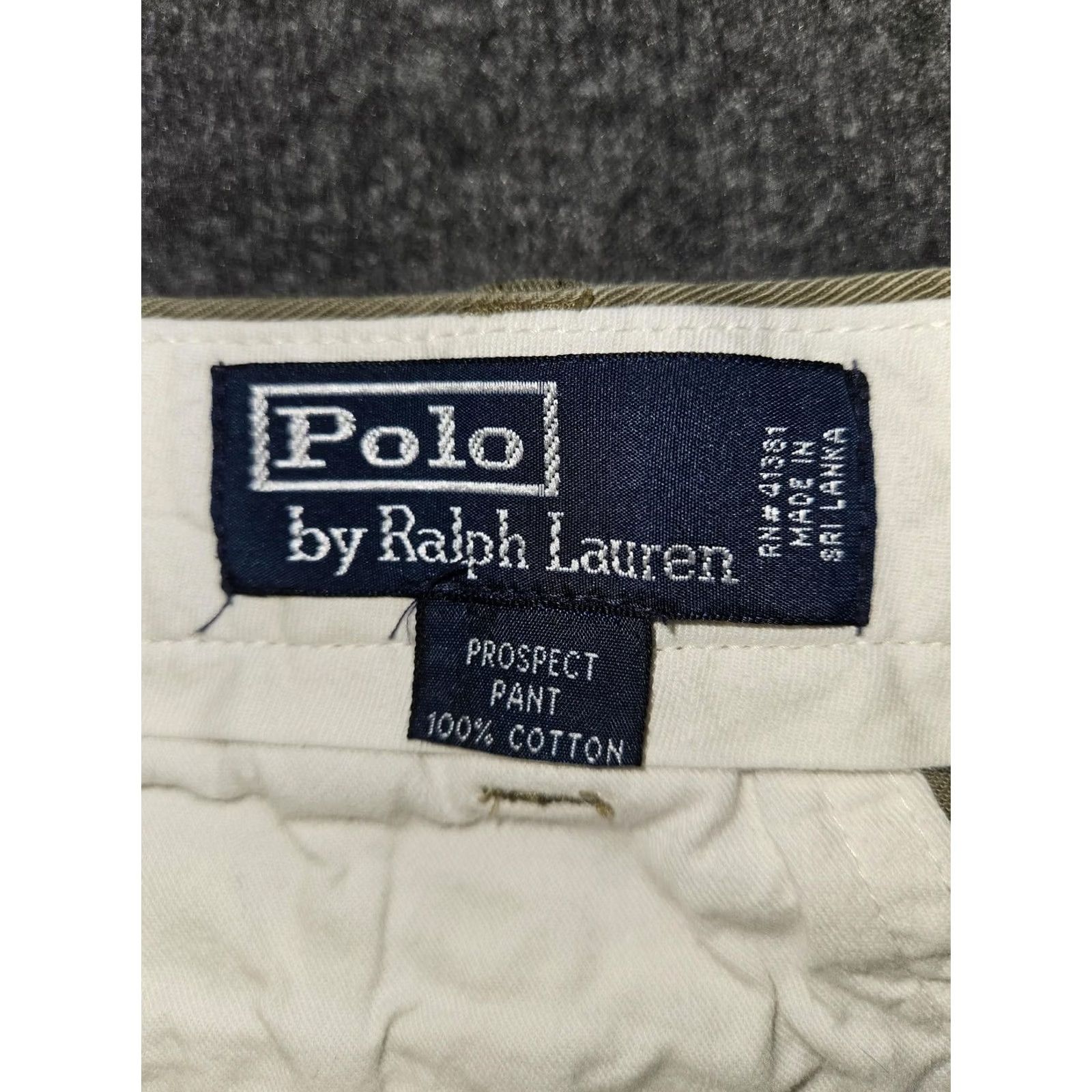 Polo Ralph Lauren Polo Ralph Lauren Chino Pants Mens 38x32 Green Prospect Classic Fit Size US M / EU 48-50 / 2 - 2 Thumbnail