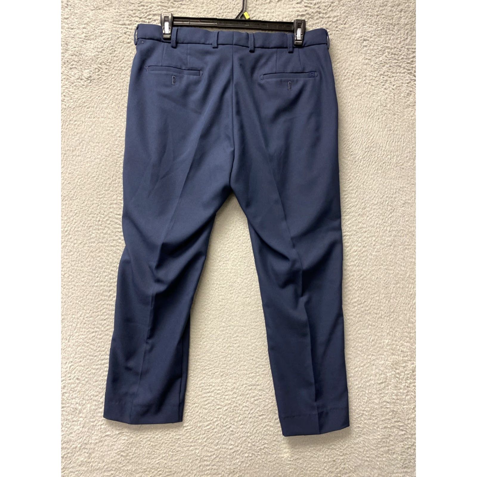 Peter Millar PETER MILLAR Mens Pants Golf 36 X 29 Signature Sateen Navy Flat Front 5-Pocket Inseam 29 Size US 36 / EU 52 - 7 Thumbnail