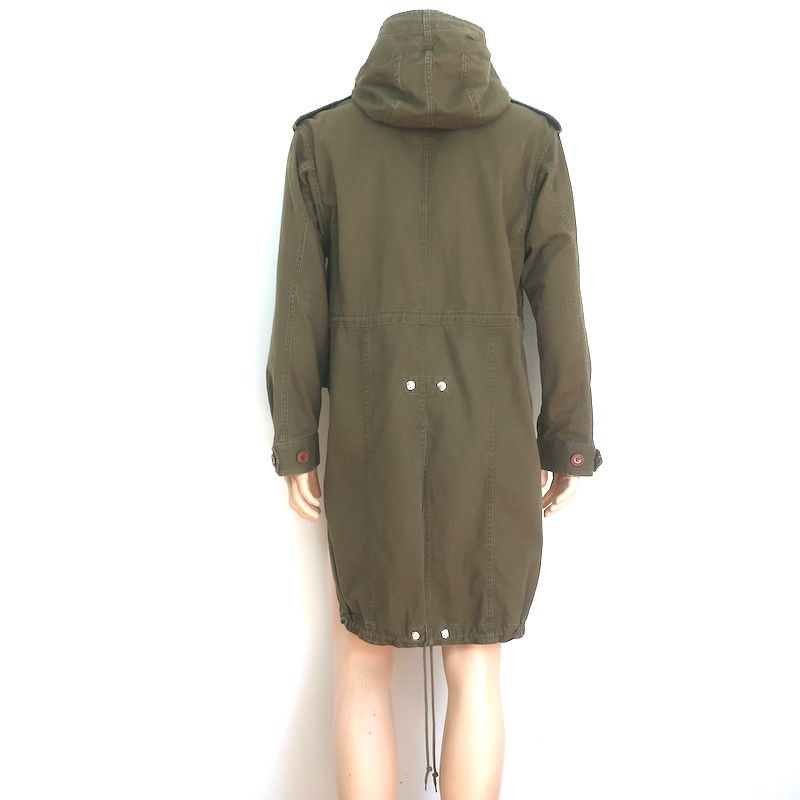 Saint Laurent Paris Saint Laurent Military Parka Army Green Twill Size 48 Size US M / EU 48-50 / 2 - 7 Thumbnail