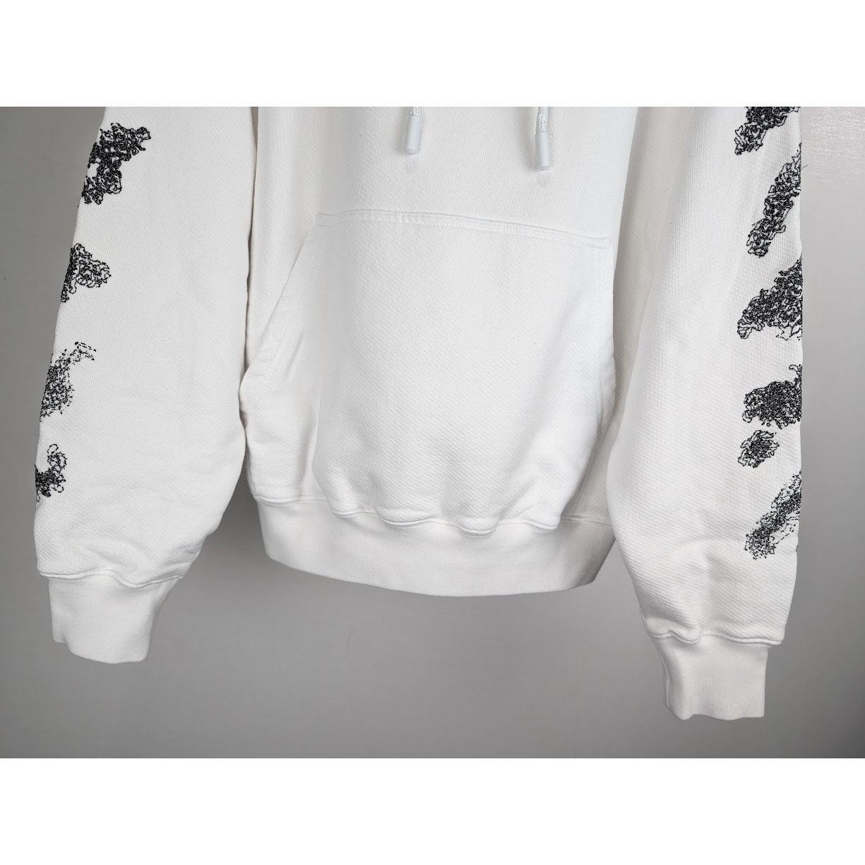 Off-White o1rshd1 Diags Bit Book Skate Hoodie in White/Black Size US M / EU 48-50 / 2 - 5 Thumbnail