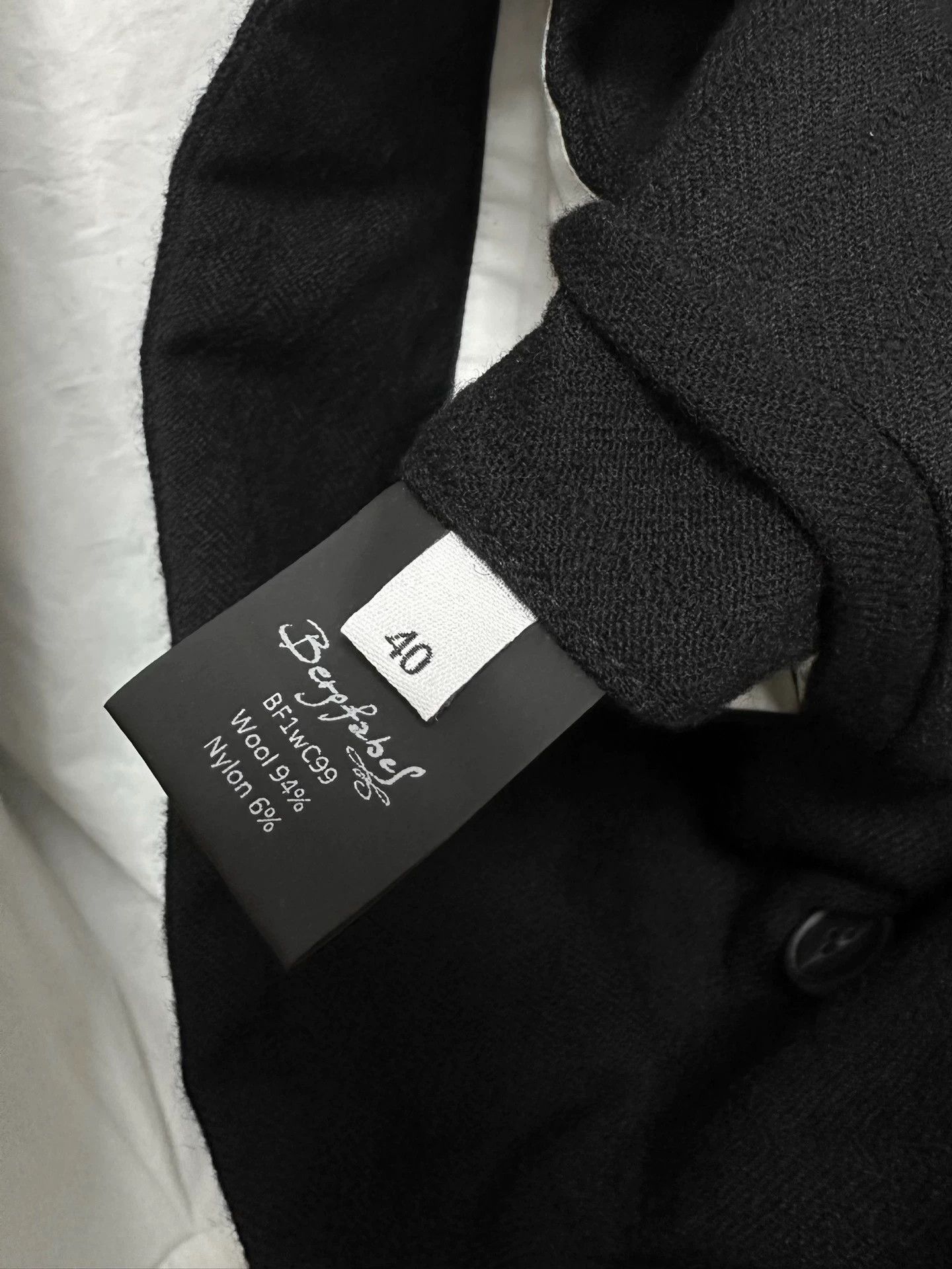Bergfabel Bergfabel Double Breasted Wool Long Overcoat Black Size S / US 4 / IT 40 - 7 Thumbnail