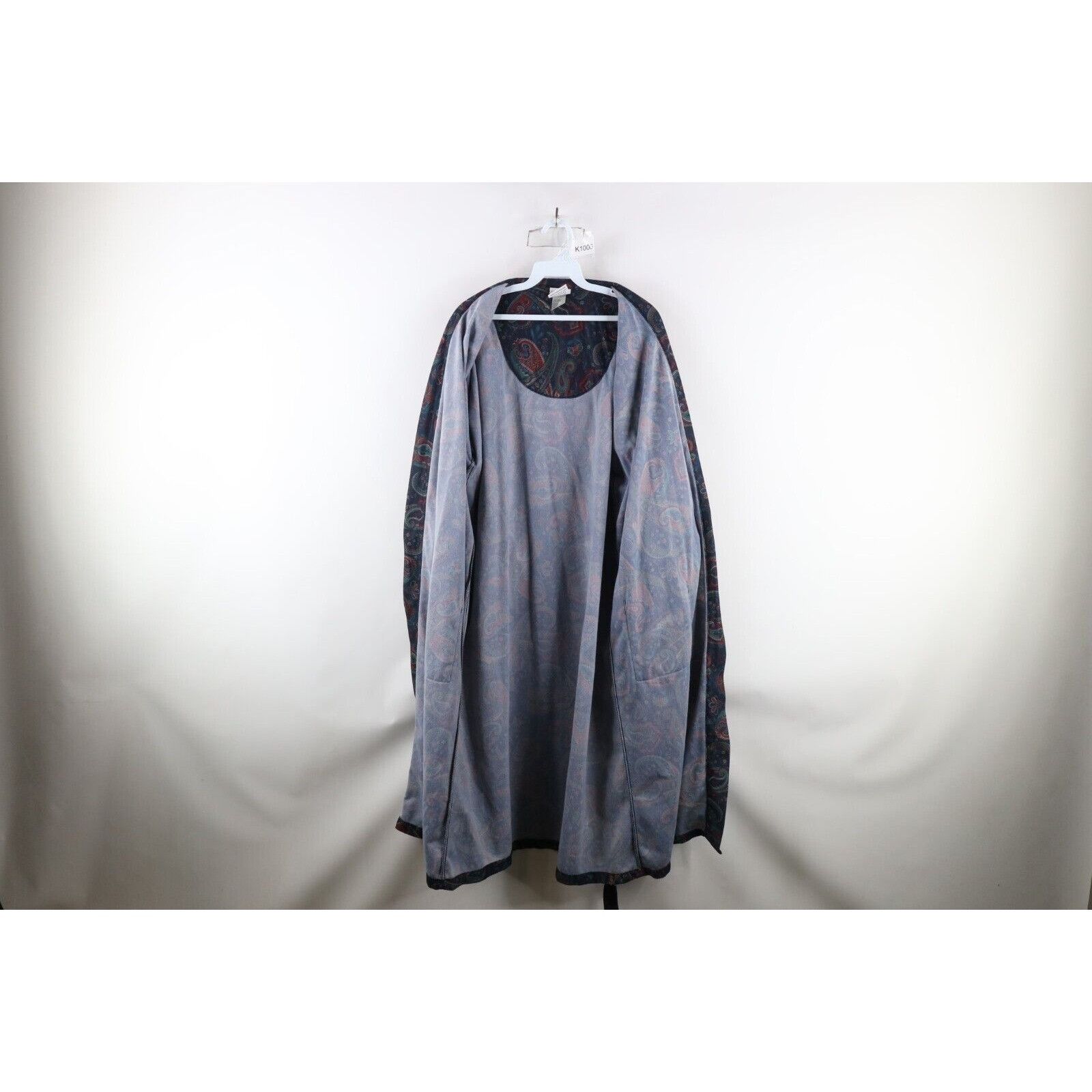 Vintage Vintage 90s Streetwear Rainbow Paisley Soft Cloth Bath Robe Size US L / EU 52-54 / 3 - 10 Thumbnail