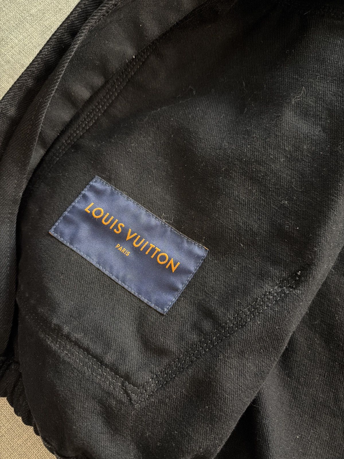 Louis Vuitton Louis Vuitton Monogram Denim Black Jacket Size US M / EU 48-50 / 2 - 6 Thumbnail