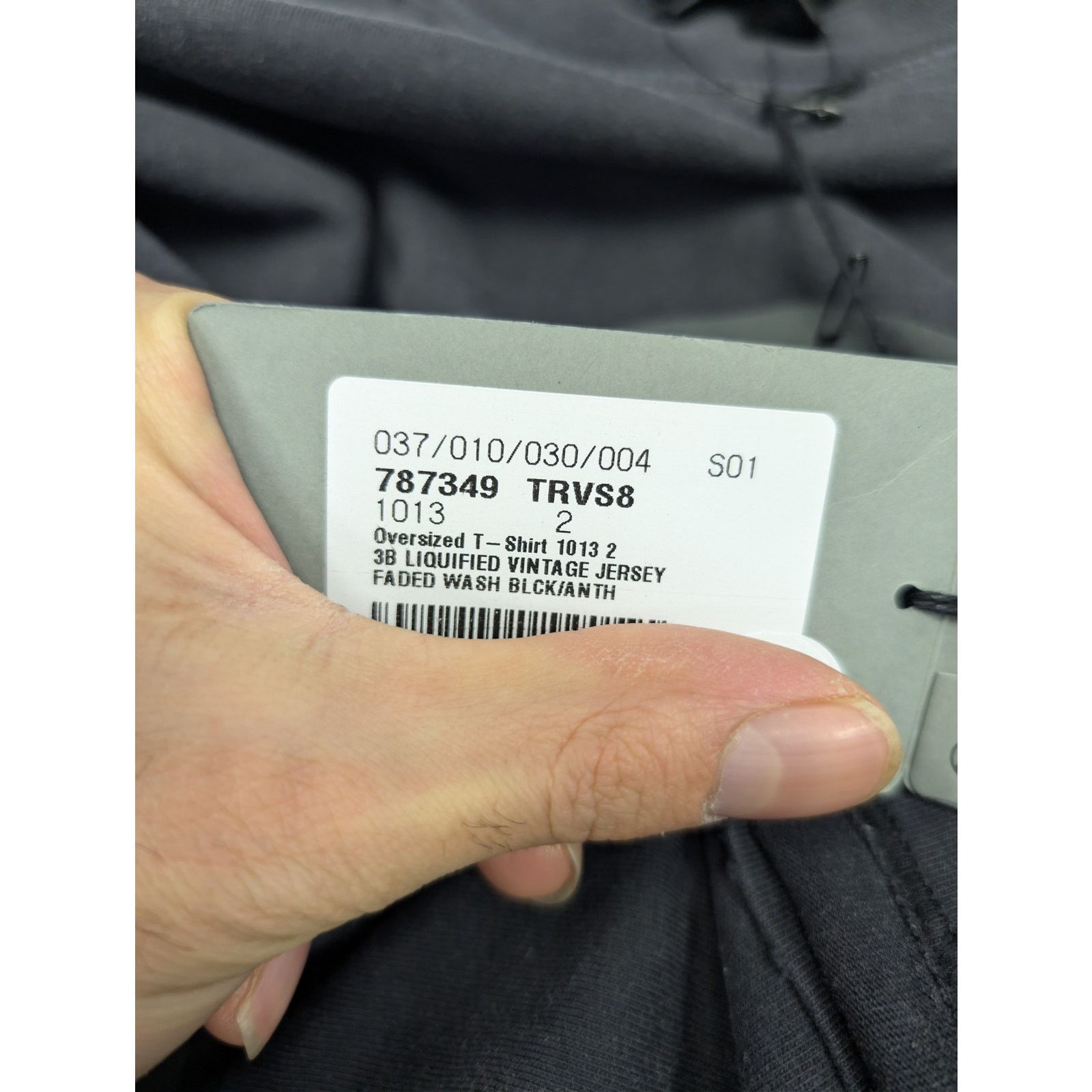 Balenciaga o1rshd1 Q:2 / 3B Liquified Vintage Jersey Oversized T-Shirt Size US M / EU 48-50 / 2 - 23 Thumbnail