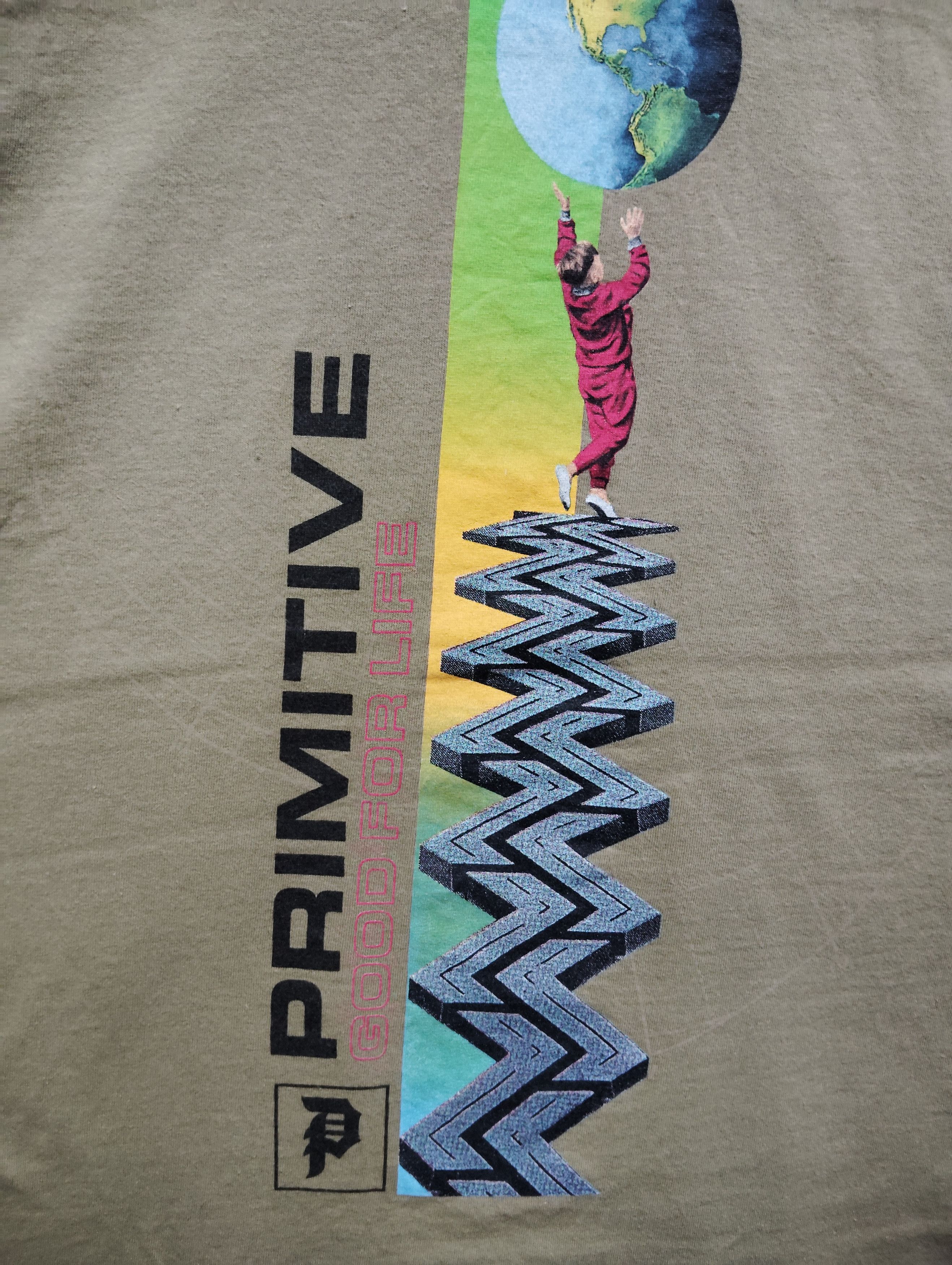 Primitive Primitive Worldwide Center Logo Size US L / EU 52-54 / 3 - 2 Thumbnail