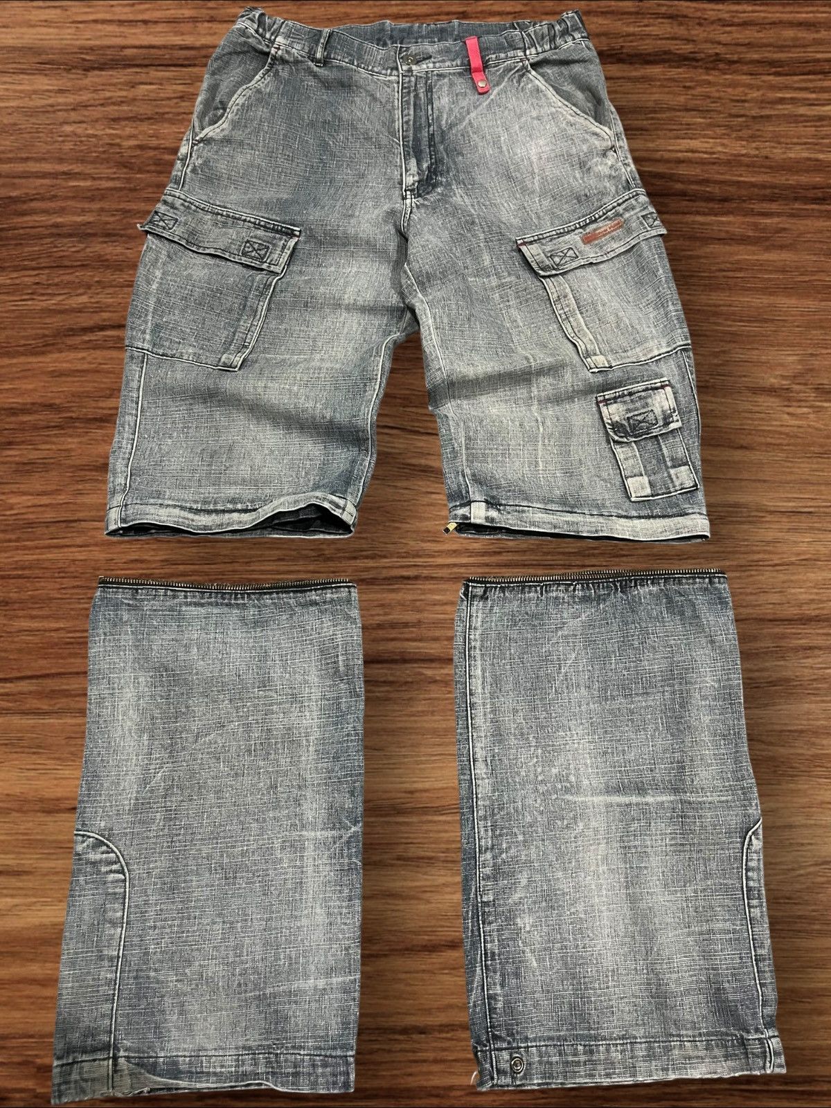Hypebeast × Japanese Brand Japanese Brand Detachable Leg Multi Pocket Cargo Pants Size US 32 / EU 48 - 2 Thumbnail