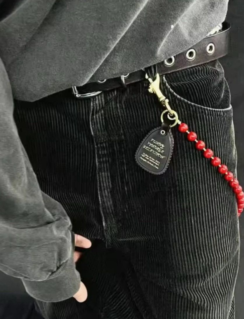 Other Red Bead Chain Keychain | Streetwear & Punk Accessory Size ONE SIZE - 4 Thumbnail