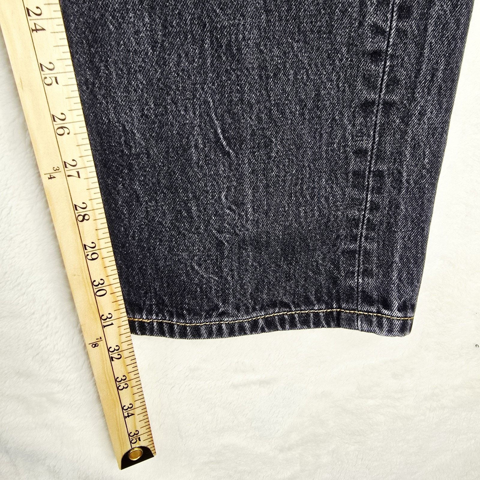 Levi's Vintage Levis 501xx Jeans Mens Fits 34x31 Black 36x36 Size US 34 / EU 50 - 13 Thumbnail
