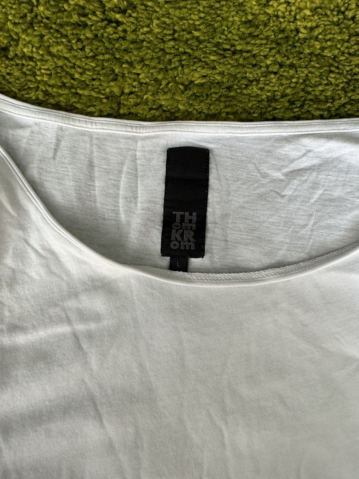Designer × Thom Krom Thom Krom Avant garde minimalist white longsleeve Size L / US 10 / IT 46 - 3 Thumbnail