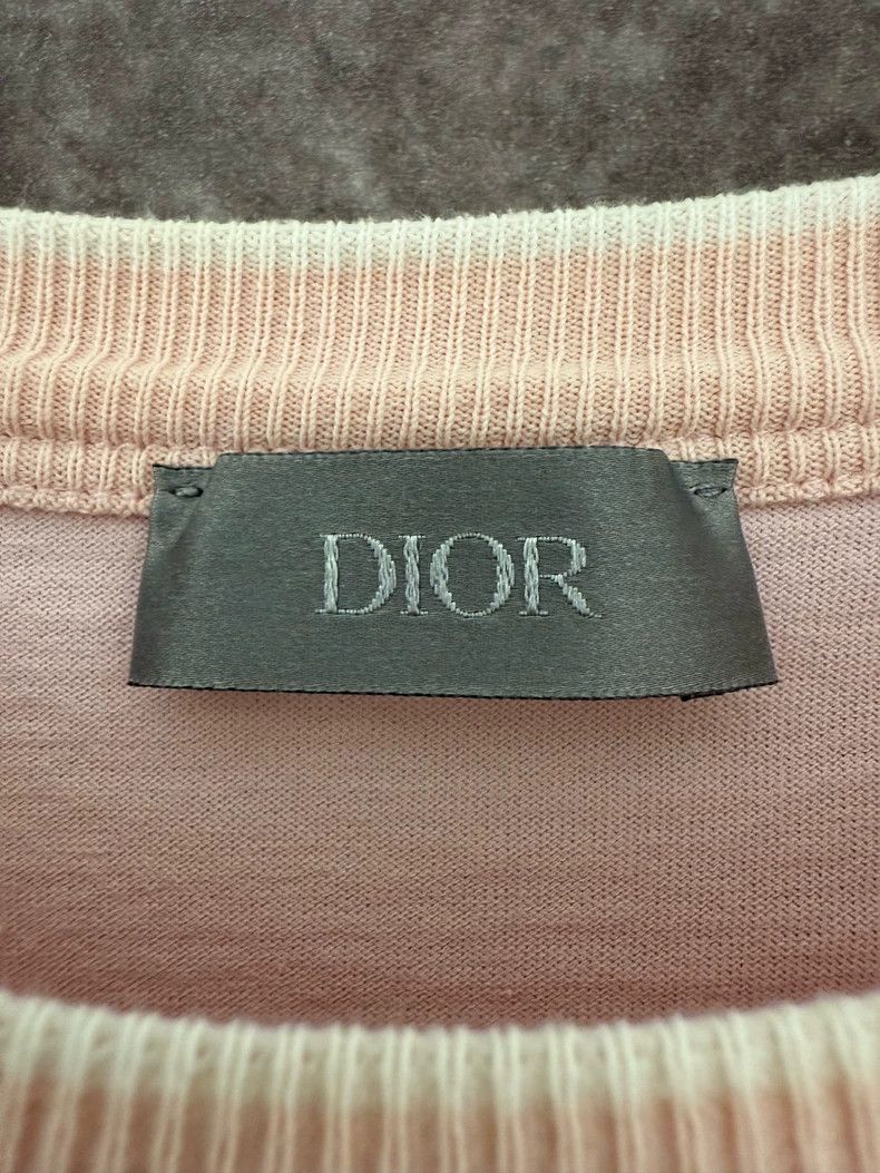 Dior Dior Co-branded cotton plain knitted short-sleeved T-shirt Size S / US 4 / IT 40 - 3 Thumbnail