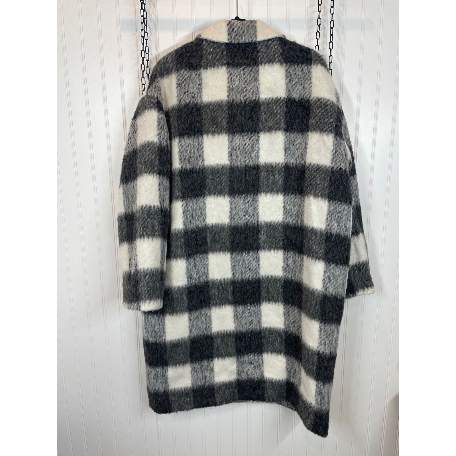 J.Crew J. Crew Relaxed Topcoat Italian Brushed Buffalo Sz XL Size XL / US 12-14 / IT 48-50 - 4 Thumbnail