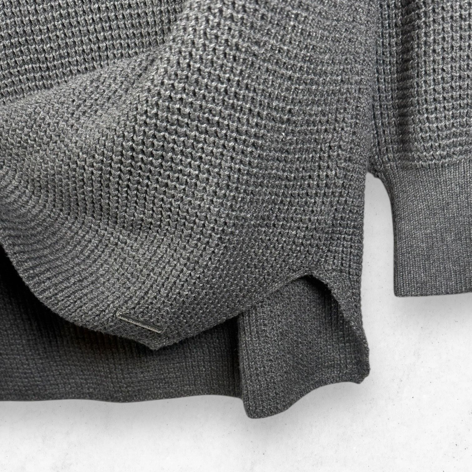 Michael Kors Michael Kors Women's L Oversized Waffleknit Cowl Charcoal Size L / US 10 / IT 46 - 5 Thumbnail