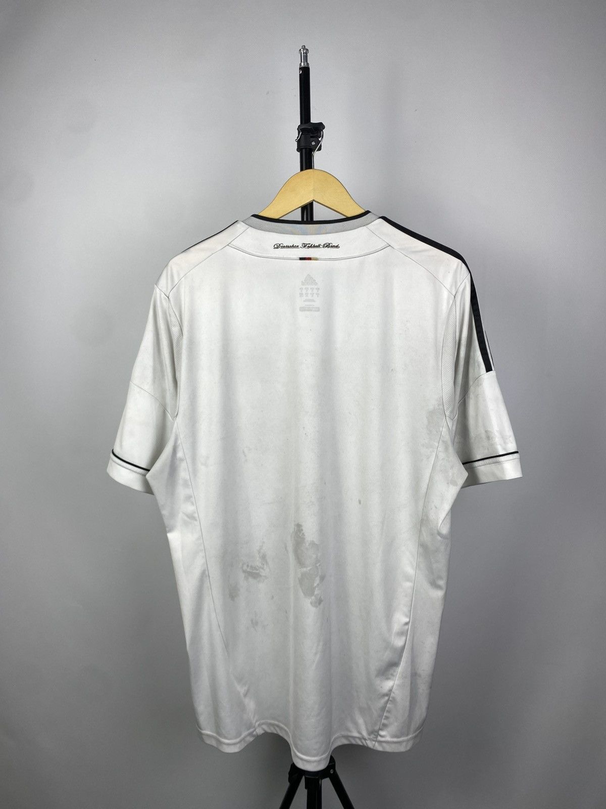Adidas × Vintage 90s Vintage Adidas Deutscher Fussball-Bund Football Jersey Size US XL / EU 56 / 4 - 10 Thumbnail