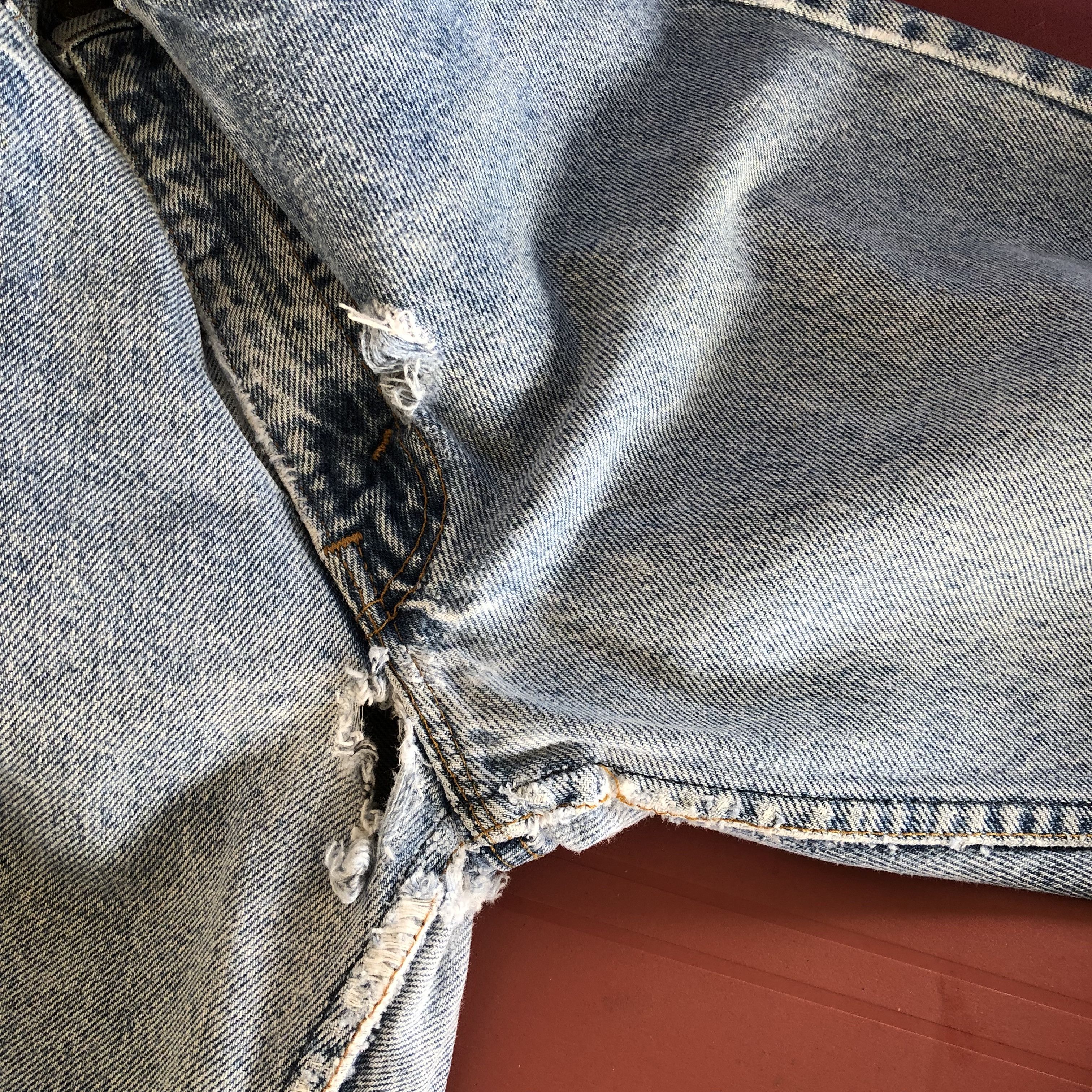 Levi's Vintage Levis Light Wash Jeans Levi's 515 Orange Tab Denim Size US 28 / EU 44 - 11 Thumbnail