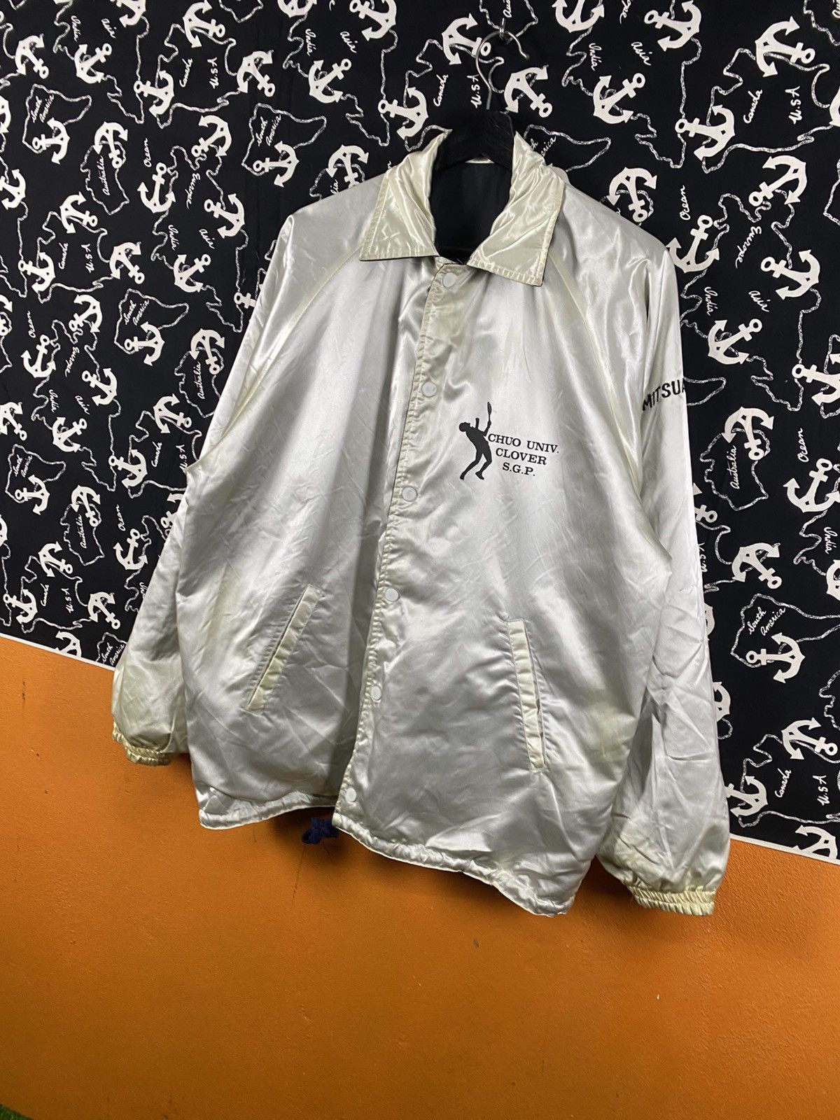 Vintage Vintage Chuo University Clover Tennis Team Coach Jacket Size US M / EU 48-50 / 2 - 12 Thumbnail