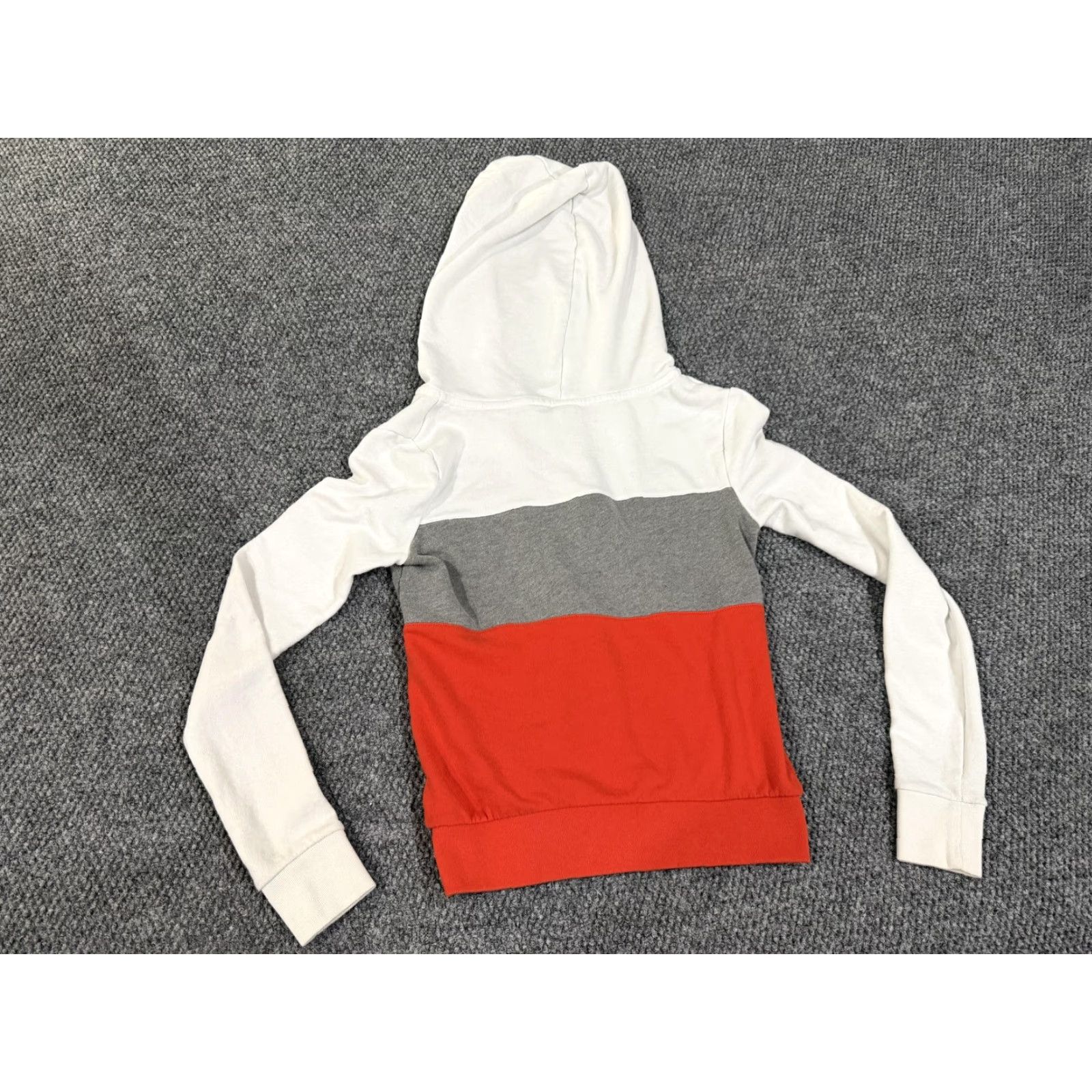 Pinko PINK Victoria's Secret Hoodie Juniors XS White Gray Red Colorblock Full Zip Logo Size XS / US 0-2 / IT 36-38 - 6 Thumbnail