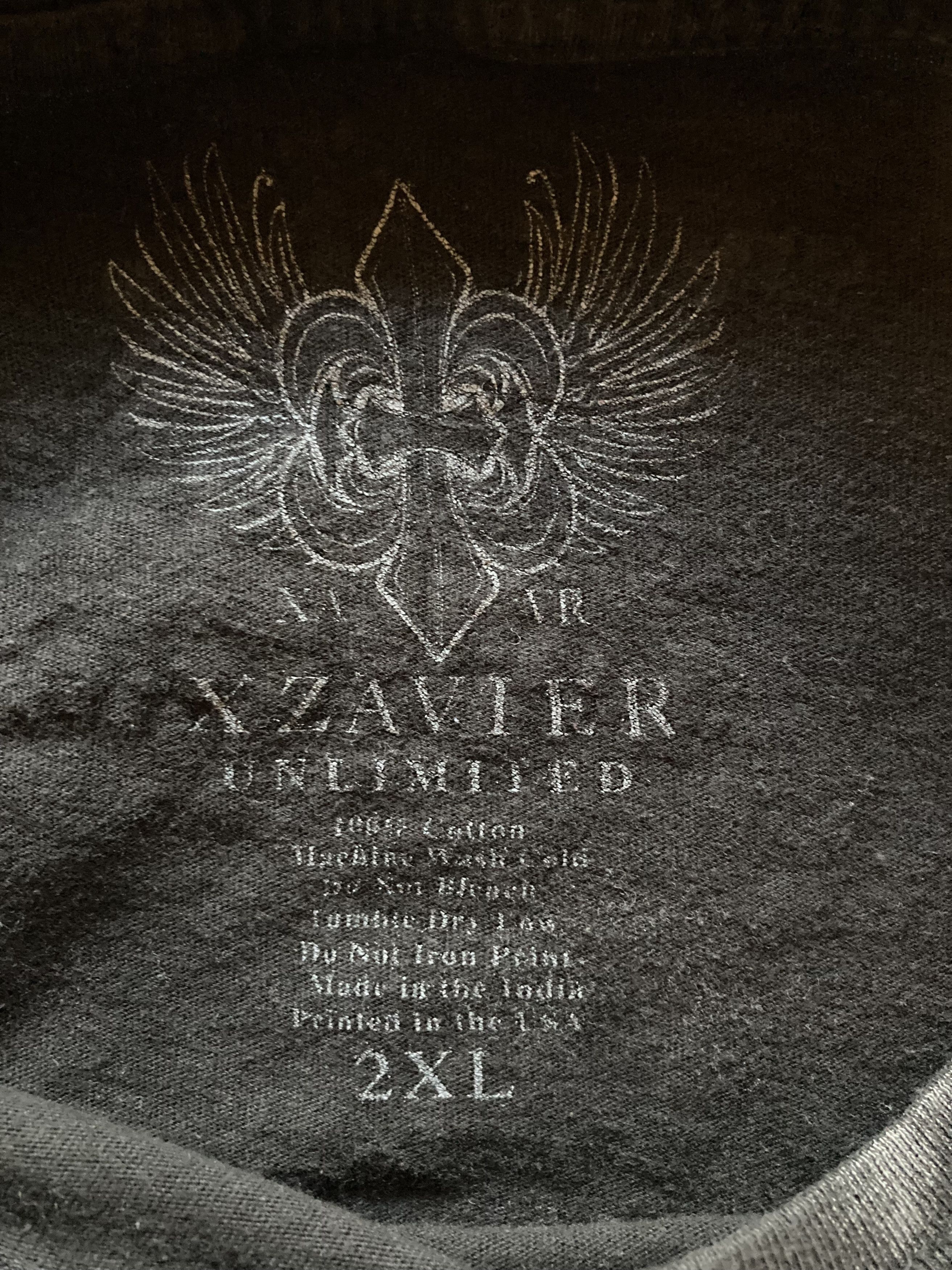 Affliction Rare Xzavier Angel Wings and Cross Tie-Die T-Shirt Size US XXL / EU 58 / 5 - 3 Thumbnail