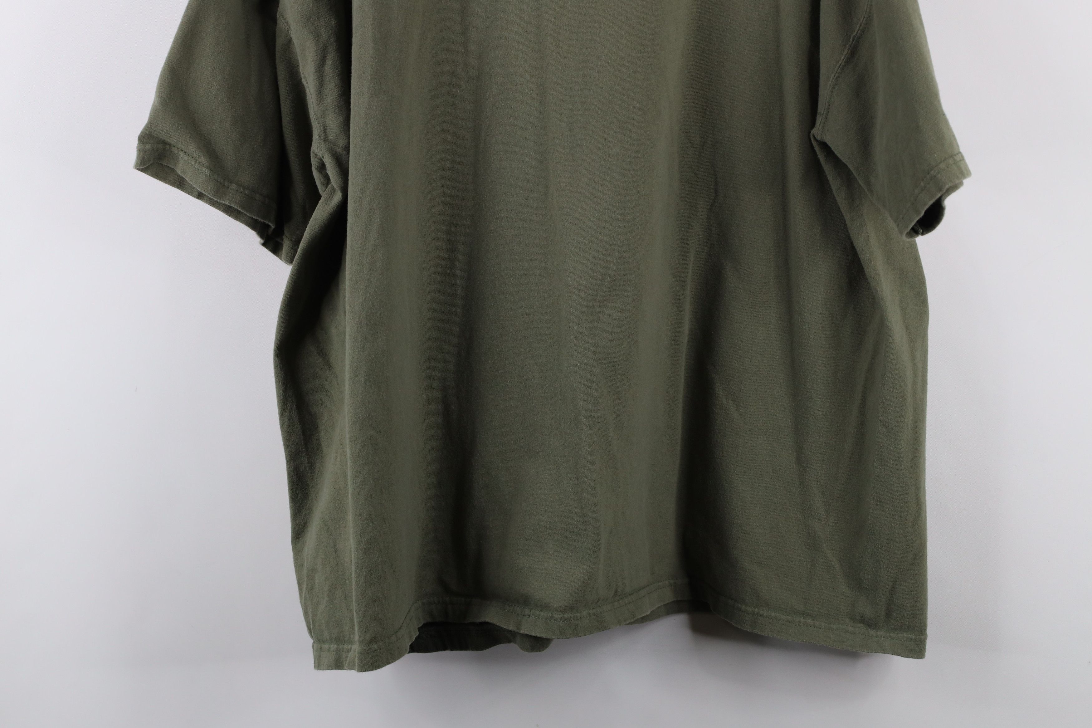 Russell Athletic × Vintage Vintage 90s Russell Athletic Cotton Pocket T-Shirt Green Size US L / EU 52-54 / 3 - 12 Thumbnail