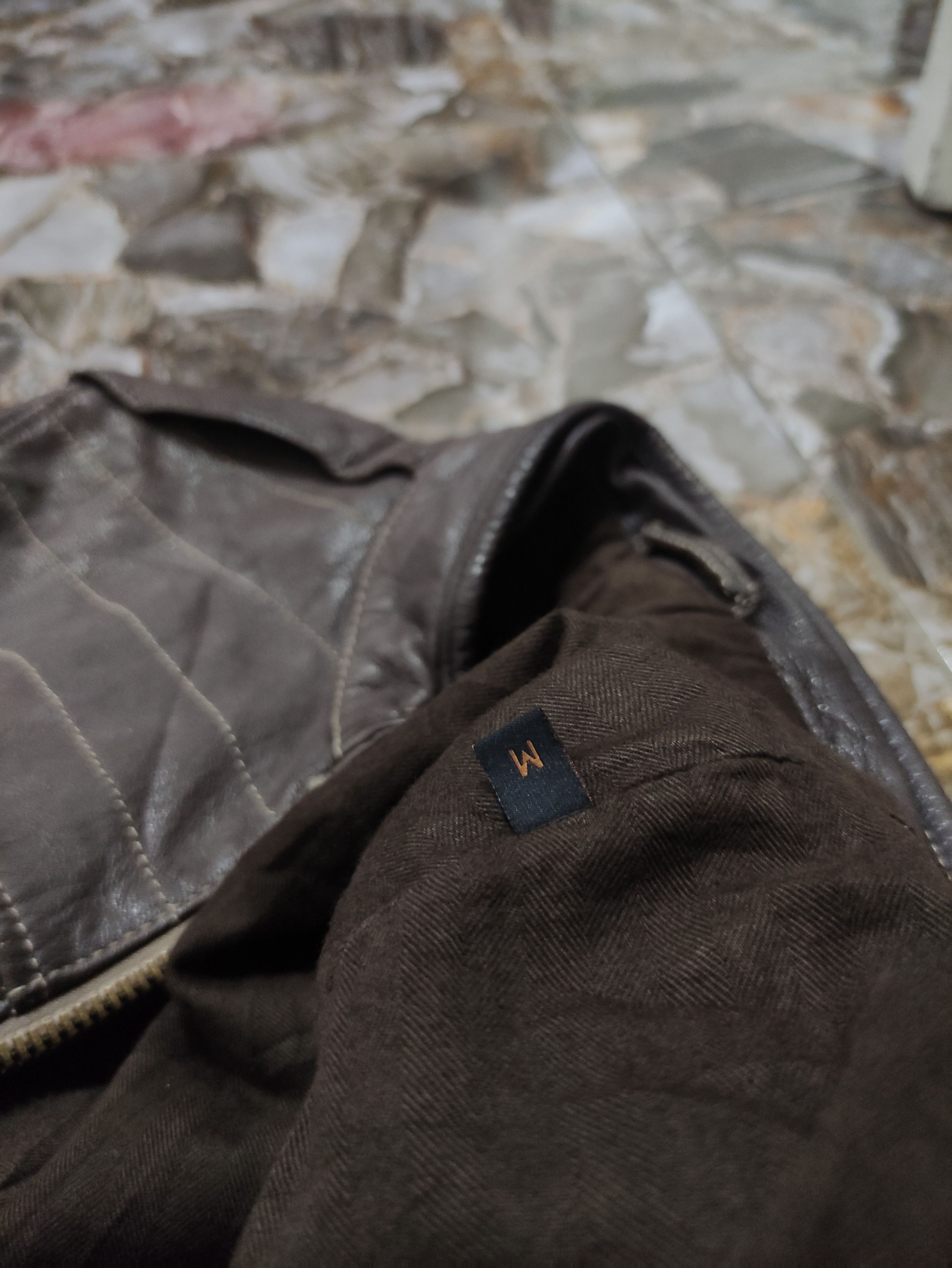 GAS × Japanese Brand Gas Jeans cafe racer leather jacket Size US M / EU 48-50 / 2 - 10 Thumbnail