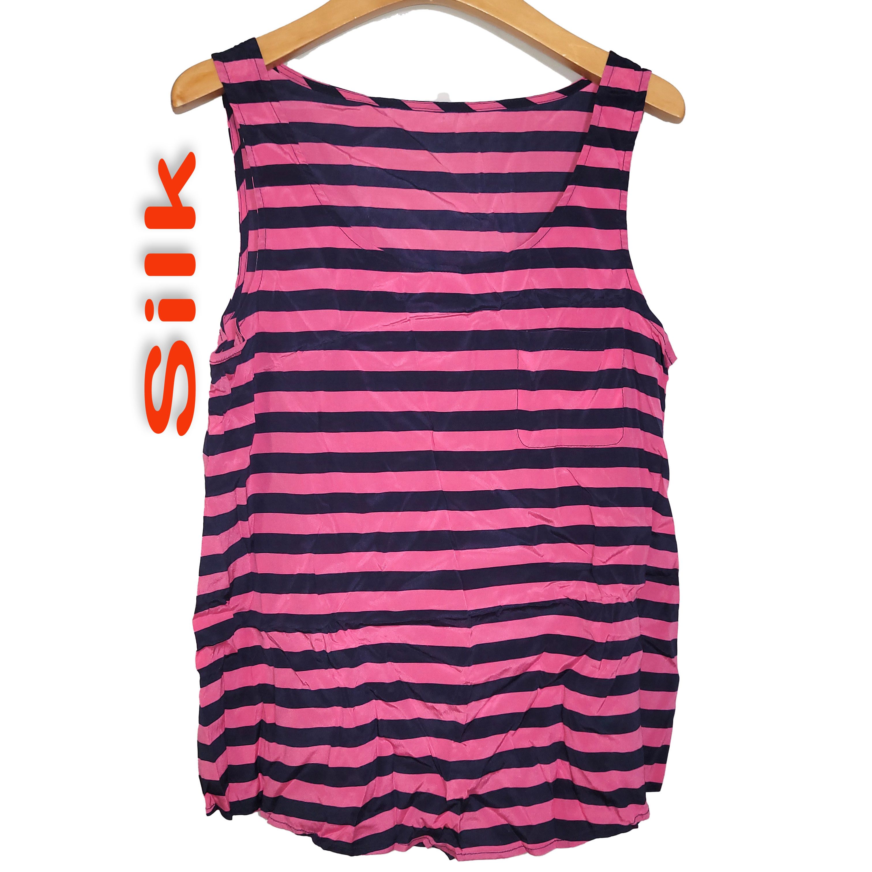 Other Women's Silk Size M Sleeveless Top Shirt SEM013 Size M / US 6-8 / IT 42-44 - 1 Thumbnail