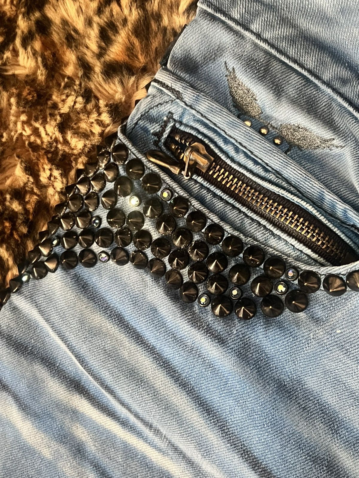 Robins Jeans Studded Robin Jeans Size US 36 / EU 52 - 3 Thumbnail