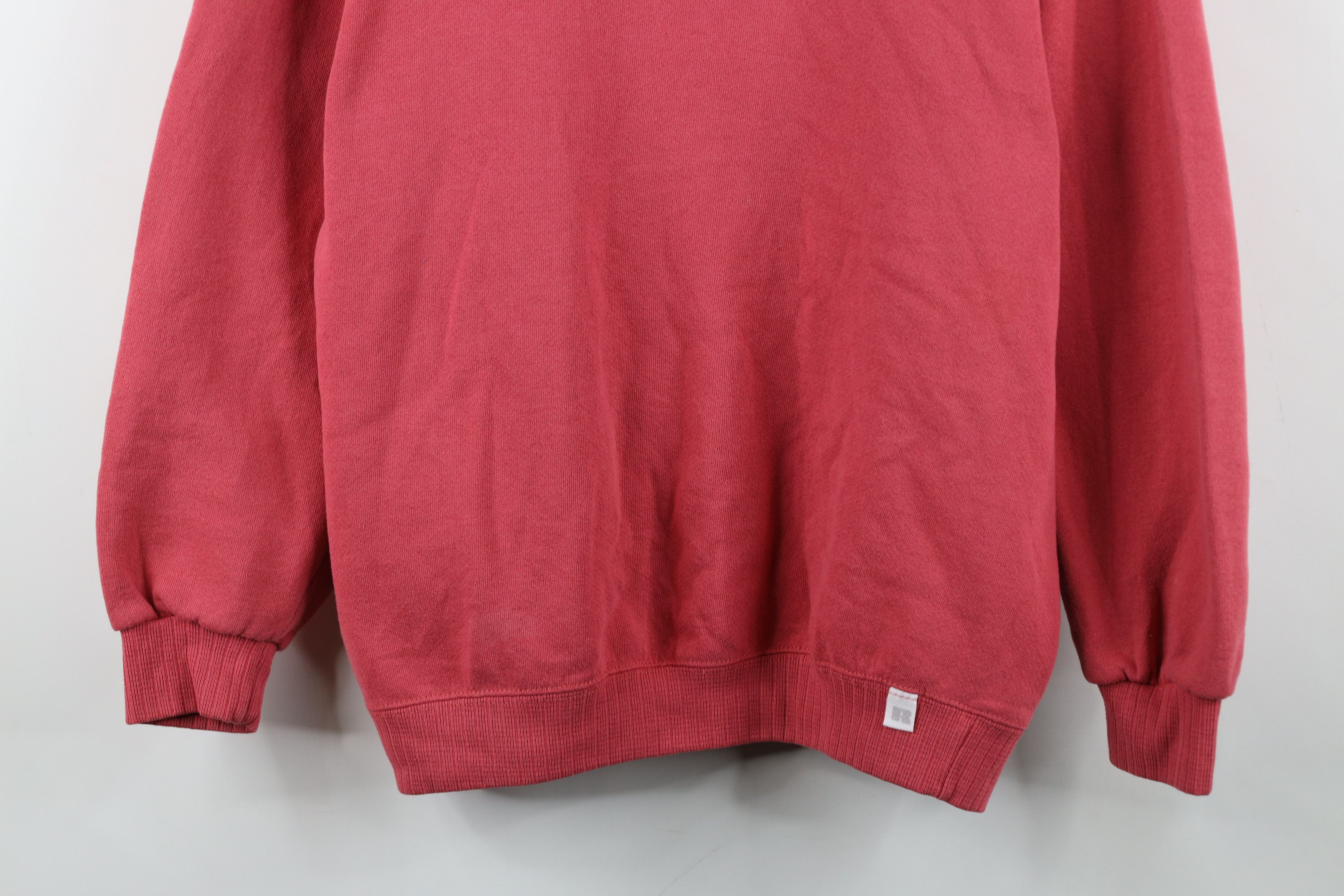 Russell Athletic Vintage 90s Russell Athletic Crewneck Sweatshirt Pink USA Size M / US 6-8 / IT 42-44 - 3 Thumbnail