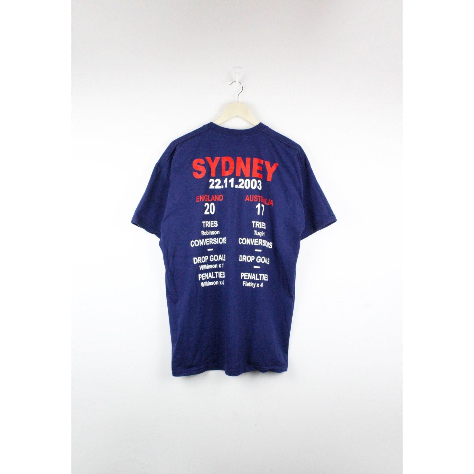 Vintage Sydney Rugby World Cup England-Austalia Tee Tshirt 2003 Y2K Size US XL / EU 56 / 4 - 5 Thumbnail