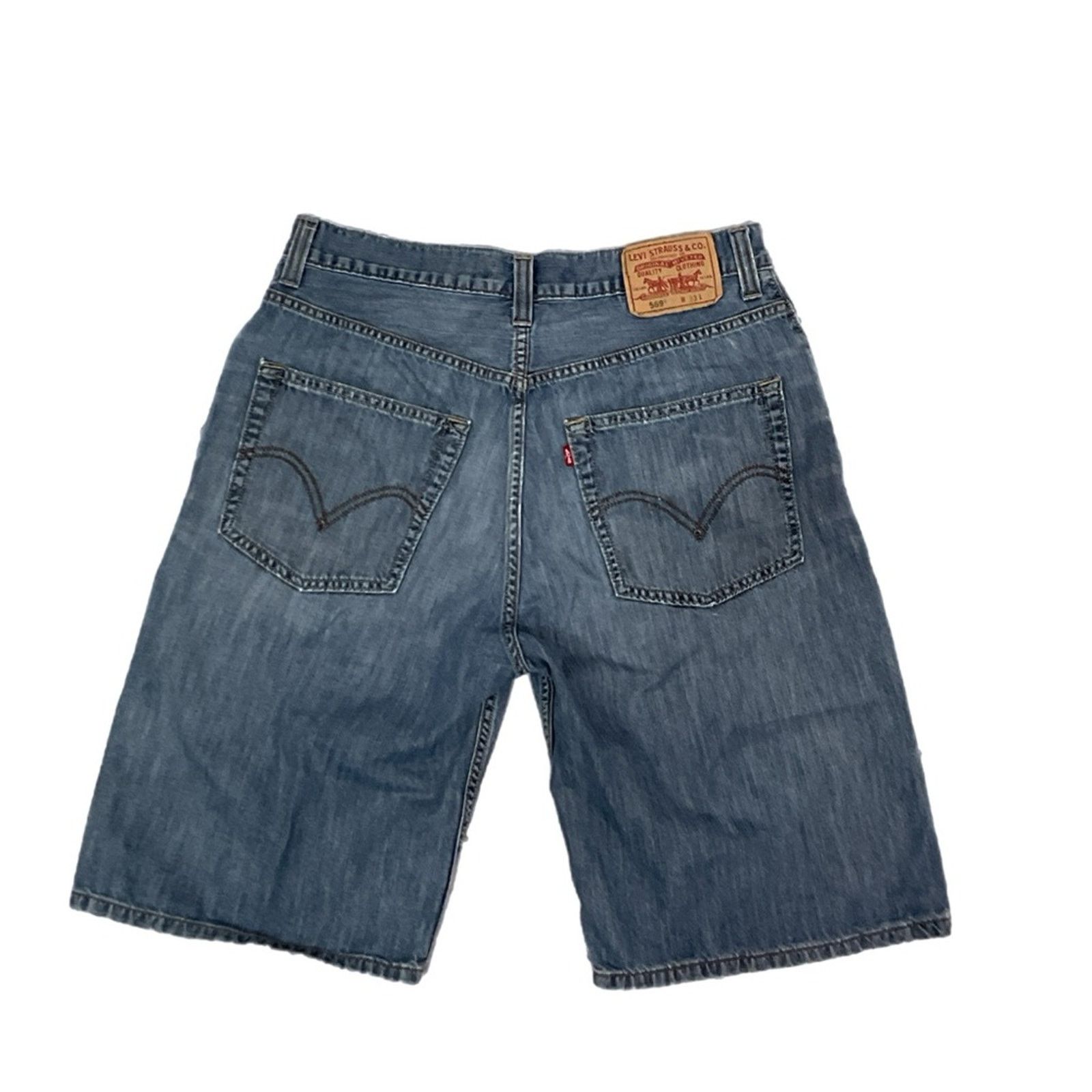 Levi's Levi’s ''569'' Loose Denim Shorts Size 33" - 2 Thumbnail