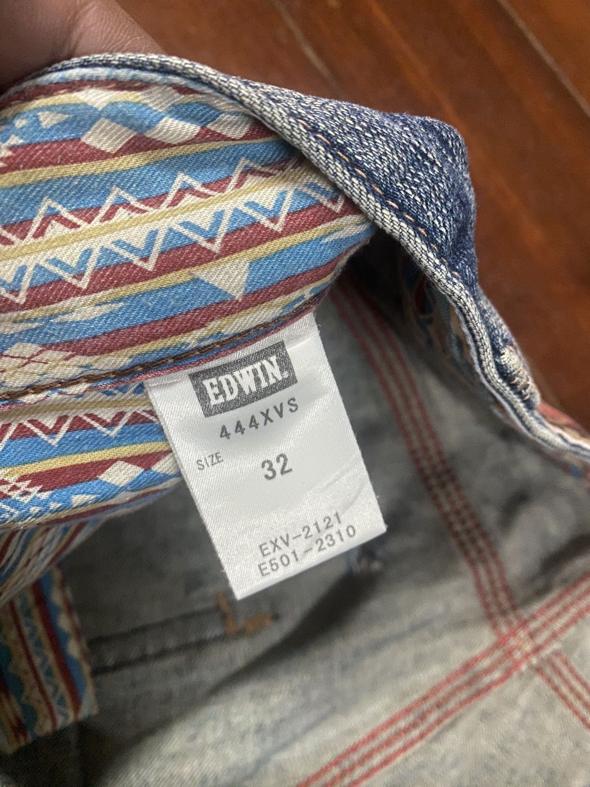 Edwin 💥BAGGY💥EDWIN EXCLUSIVE VINTAGE XV JEANS VERY RARE flare mud Size US 36 / EU 52 - 15 Thumbnail