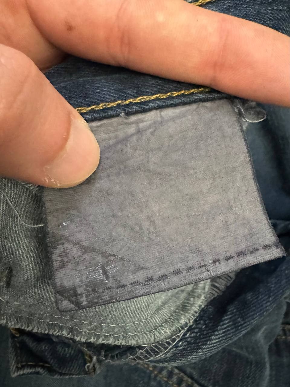 Japanese Brand Y2k Baggy Balenciaga Style Vintage Jeans Avan Garde Pants Size US 34 / EU 50 - 9 Thumbnail