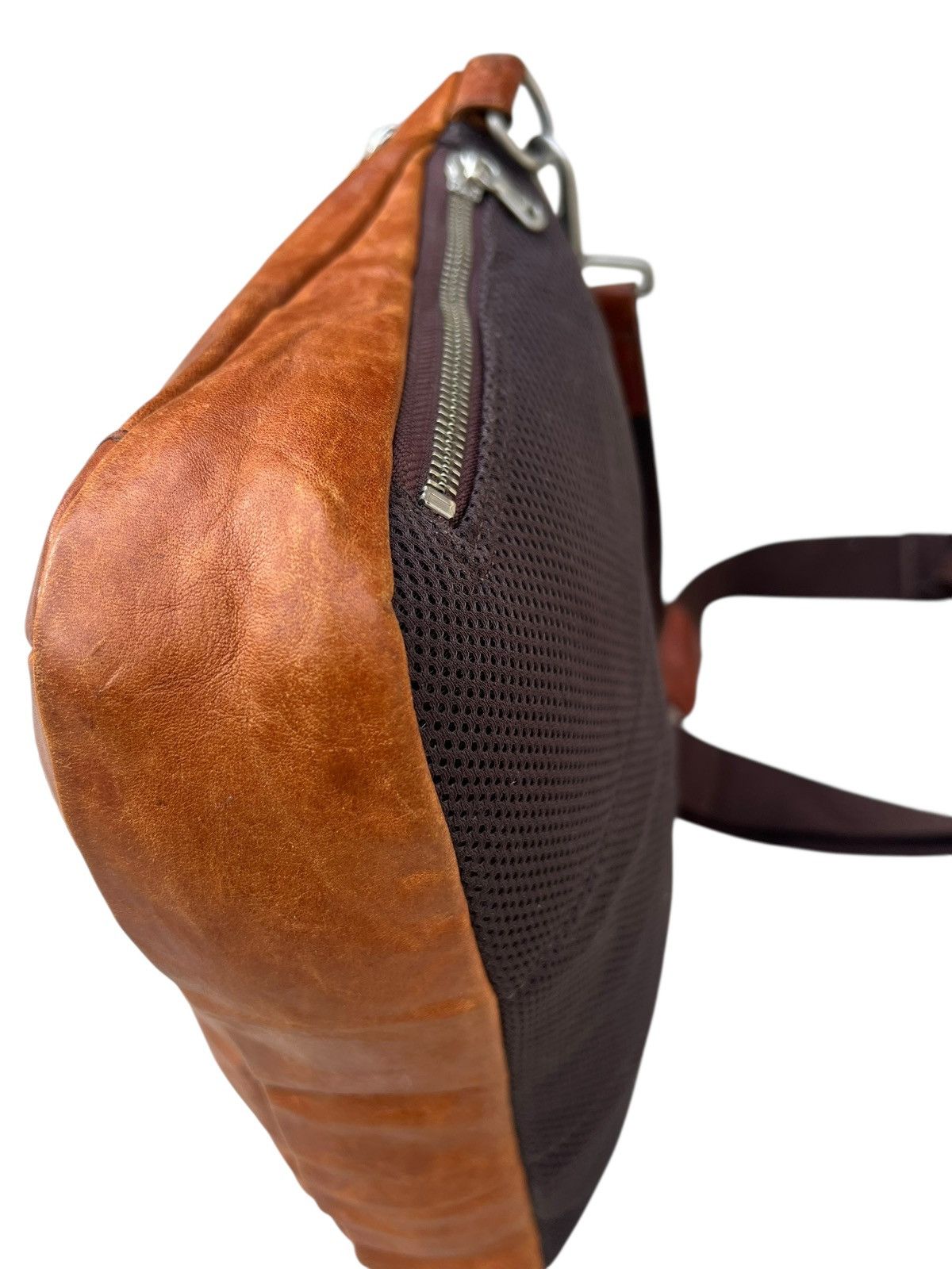 Leather Patina Brown Leather Bag Creed Japan Size ONE SIZE - 13 Thumbnail