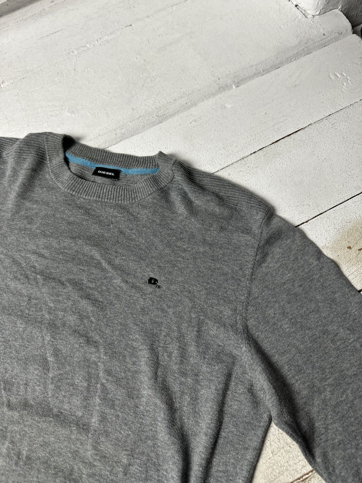 Diesel DIESEL 🚨RARE D LOGO 1978 AVANT GARDE LIGHT SWEATER Size US XL / EU 56 / 4 - 5 Thumbnail