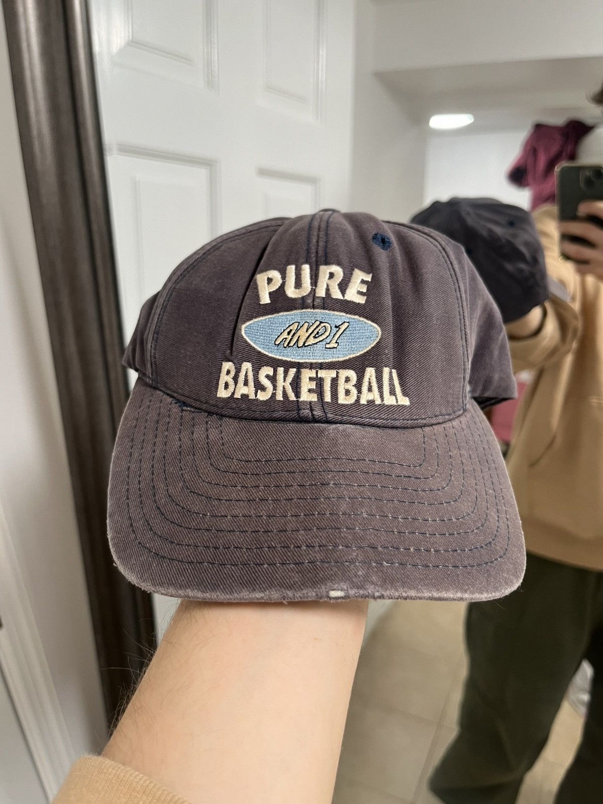 Other And 1 grey Black and blue Pure and Basketball hat mens Size ONE SIZE - 1 Thumbnail