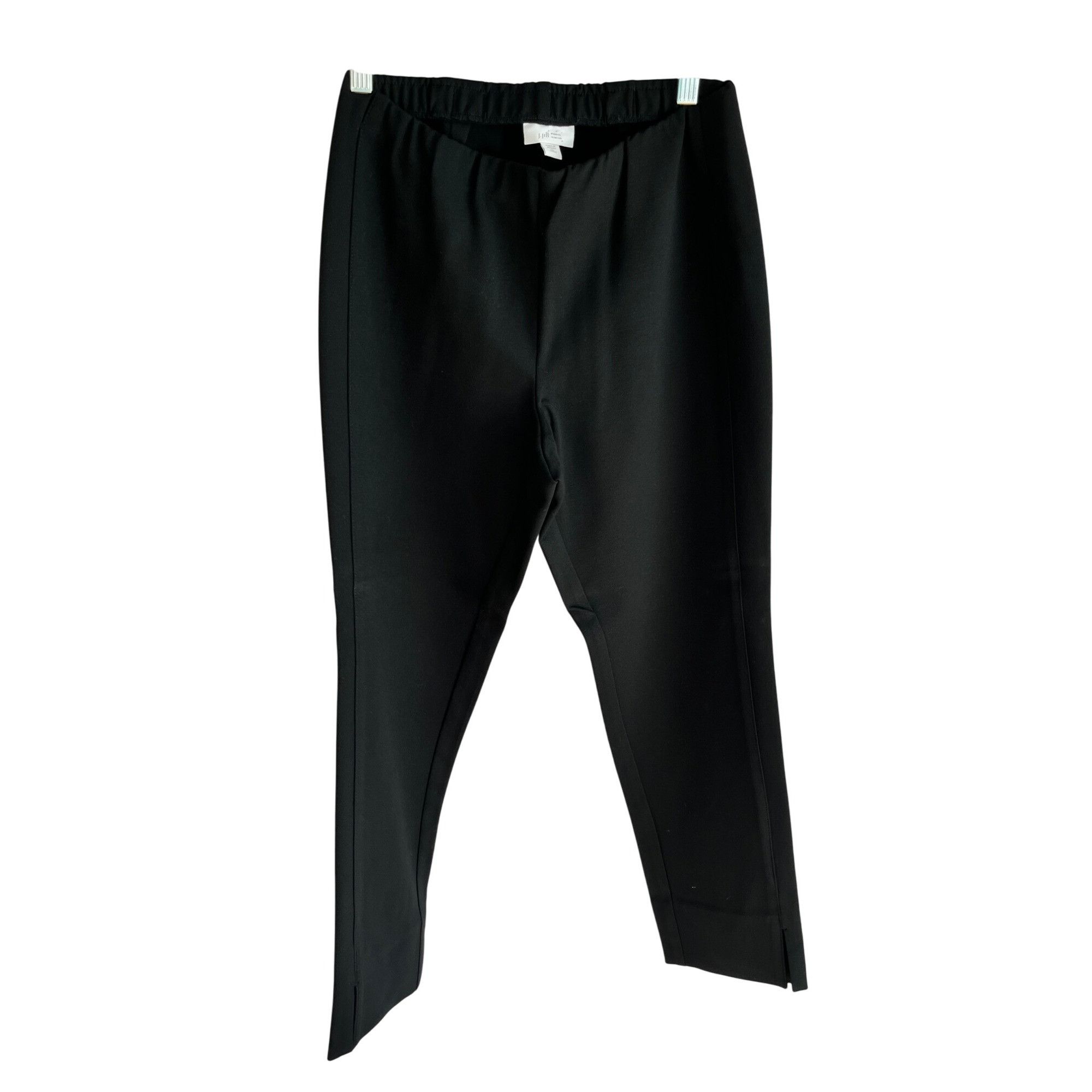 Other J.Jill Womens XS Petite Ponte Slim Leg Pants Black 8a Size 28" / US 6 / IT 42 - 1 Thumbnail