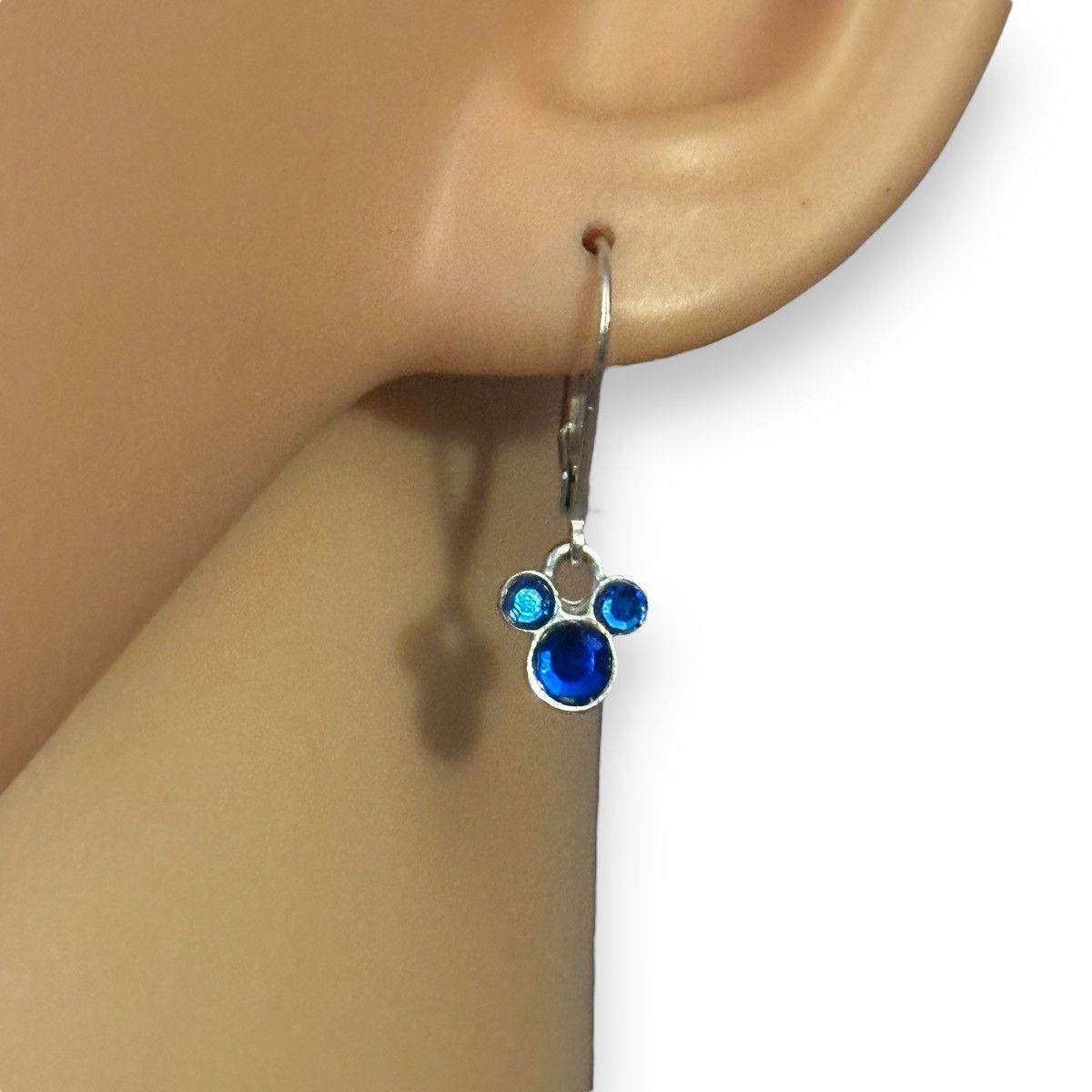 Other Mickey Mouse gemstone leverback earrings Size ONE SIZE - 2 Thumbnail