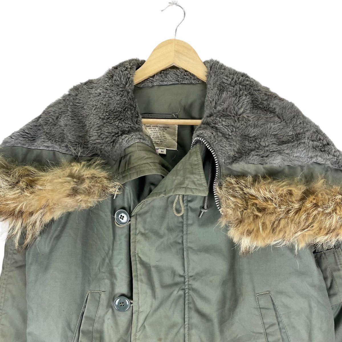 I. Spiewak And Sons ☀️I SPIEWAK & SONS TYPE N-2B FUR HOODIE BOMBER JACKET Size US M / EU 48-50 / 2 - 3 Thumbnail