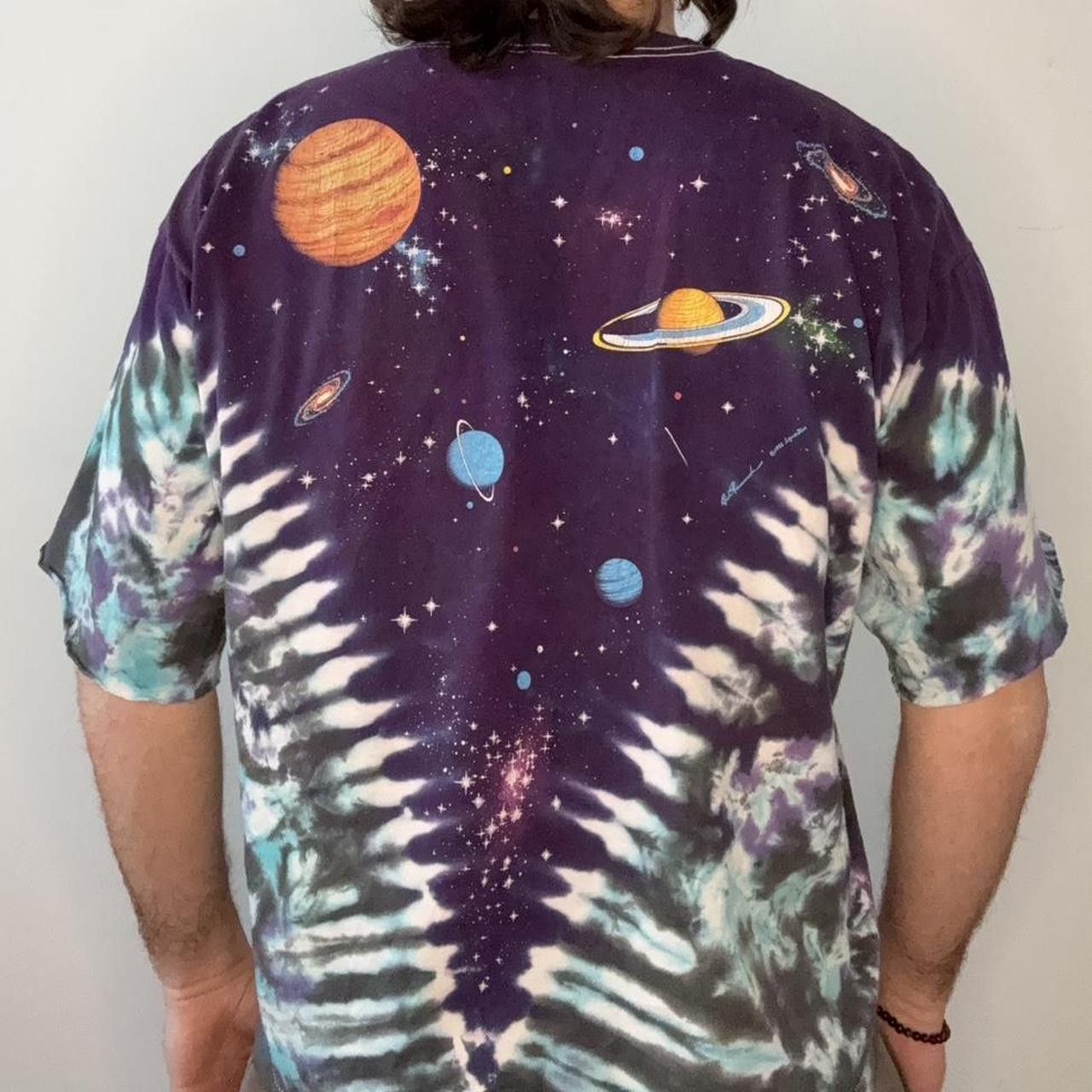 Fruit Of The Loom Vintage 90s Space Galaxy Tee Tie Dye 1992 Men’s XL Size US XL / EU 56 / 4 - 2 Thumbnail
