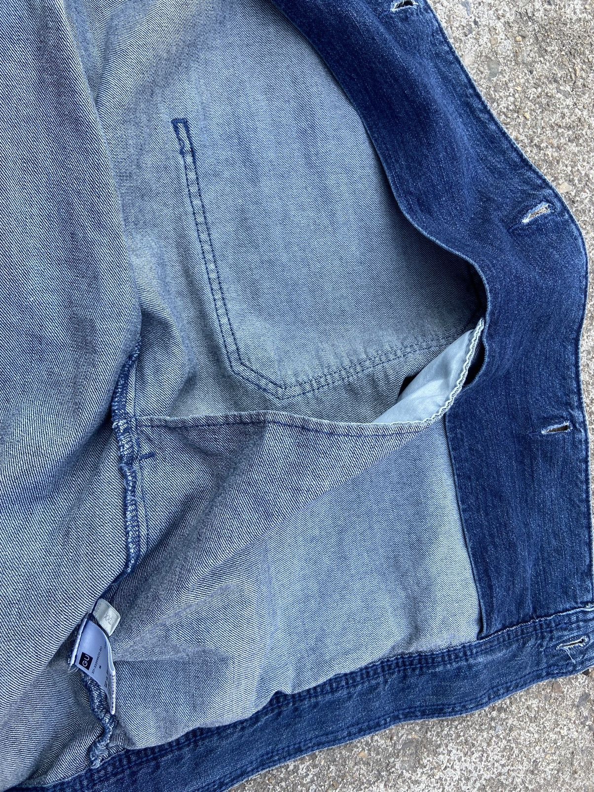 Japanese Brand × Vintage GU utility denim jacket workwear Size US M / EU 48-50 / 2 - 7 Thumbnail